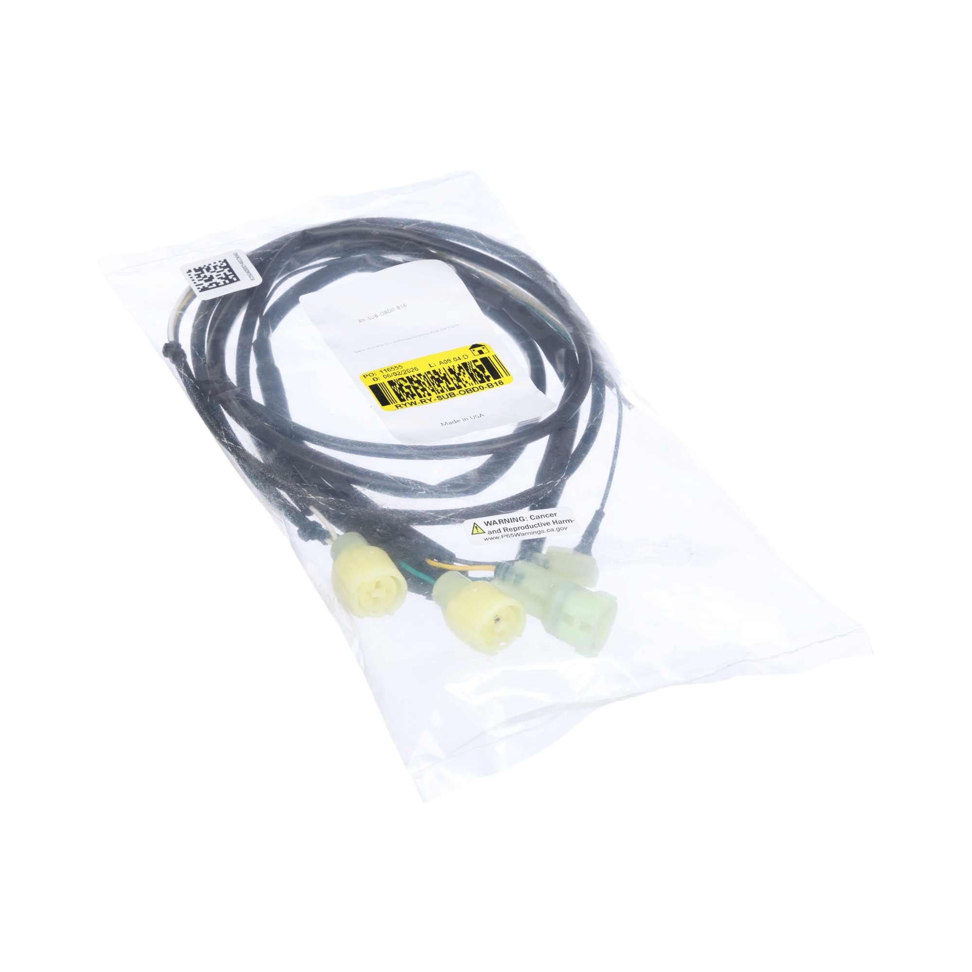 Rywire B16A OBD0 VTEC ECU Sub Harness for 88-91 Civic/CRX