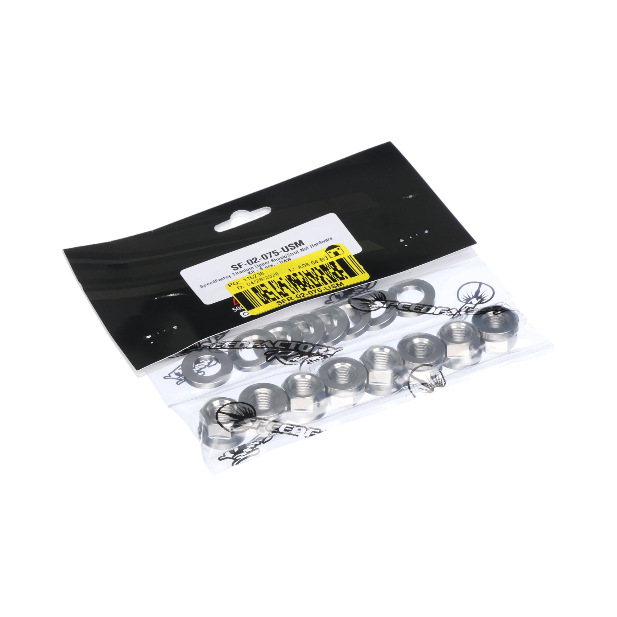 SpeedFactory Titanium Upper Shock Hardware for Civic/Integra