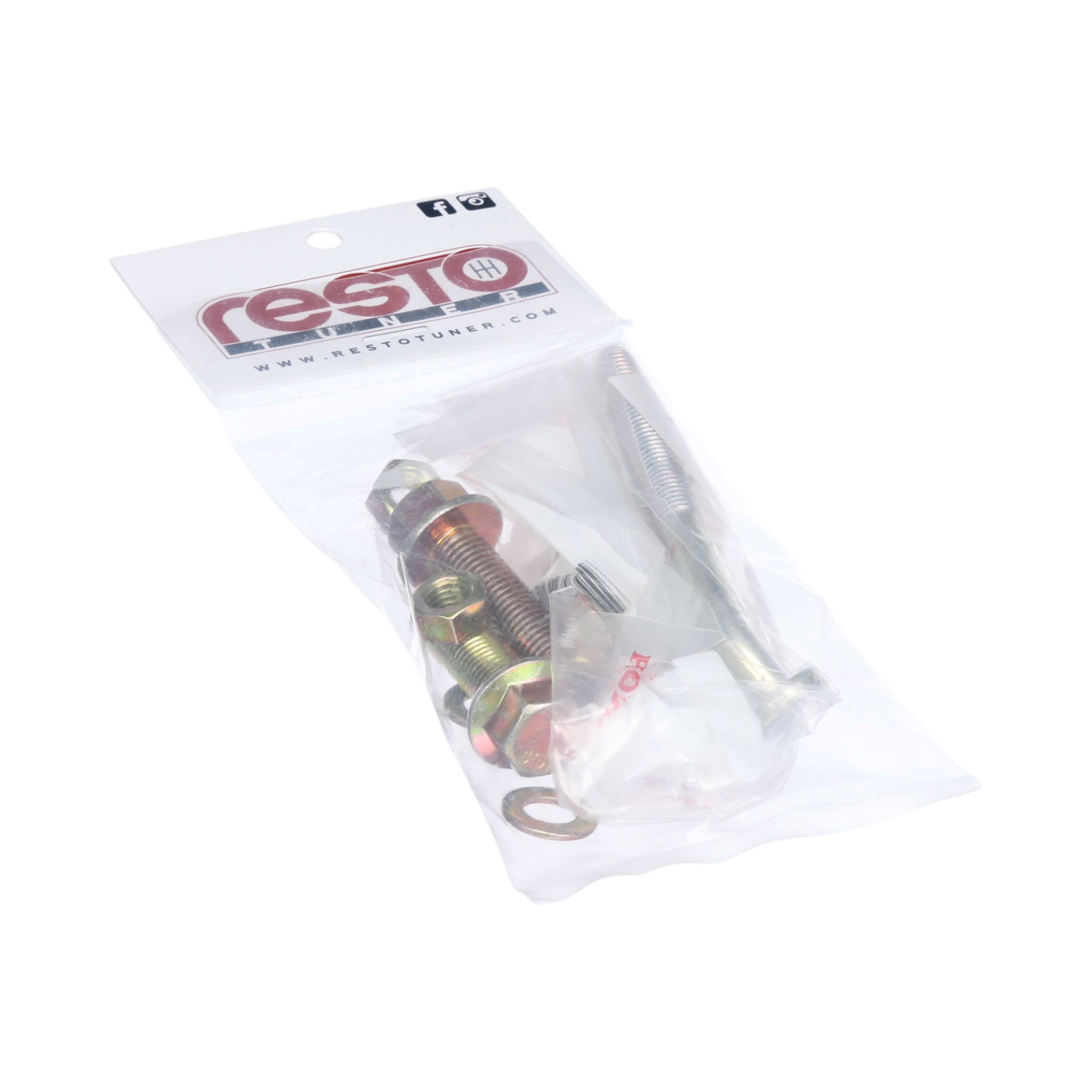 RestoTuner Zinc Fuel Tank Strap Hardware for 96-00 Civic