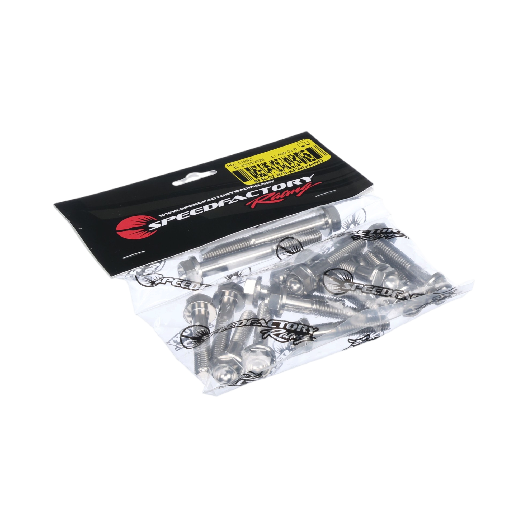 SpeedFactory Titanium Transmission Case Bolts for B/D/F/H/K