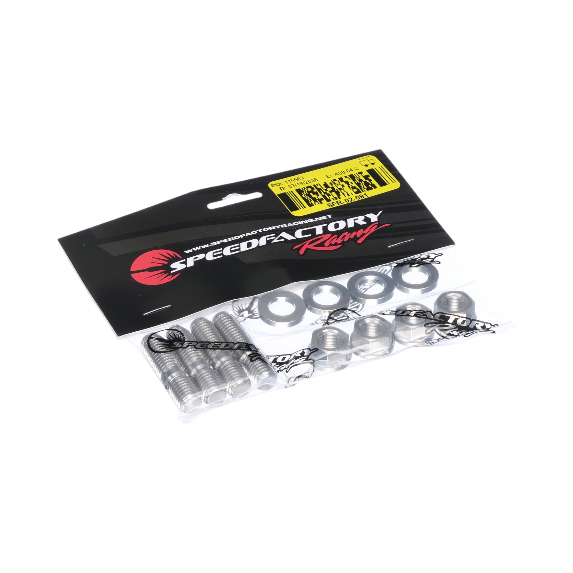 SpeedFactory Titanium Turbo Manifold M10x1.5mm Stud Kit