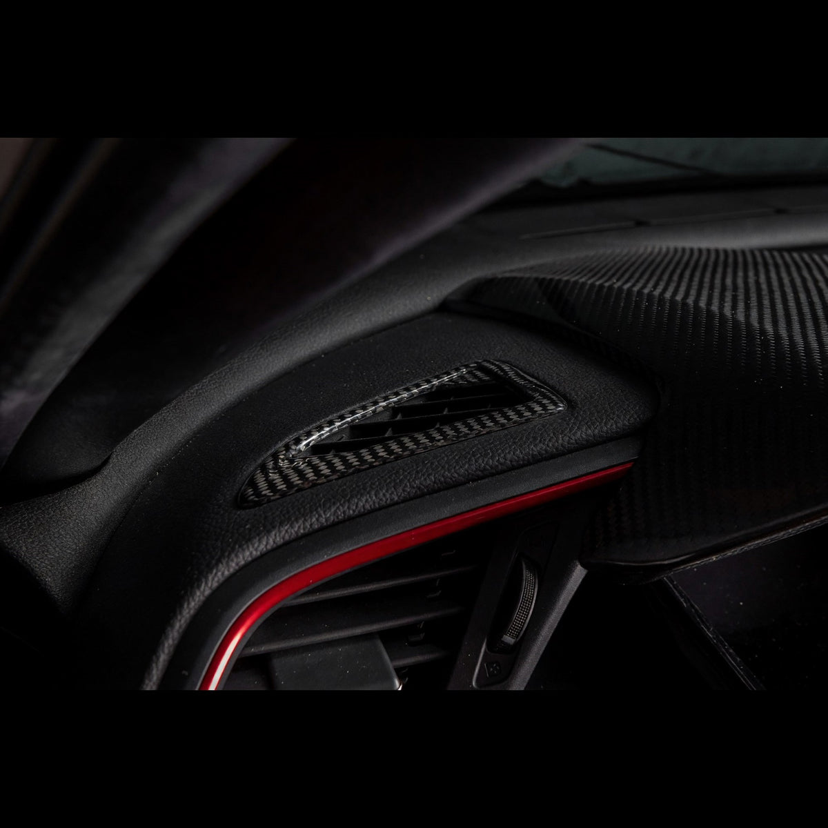 Revel Dry Carbon Defroster Garnish for 16-18 Honda Civic