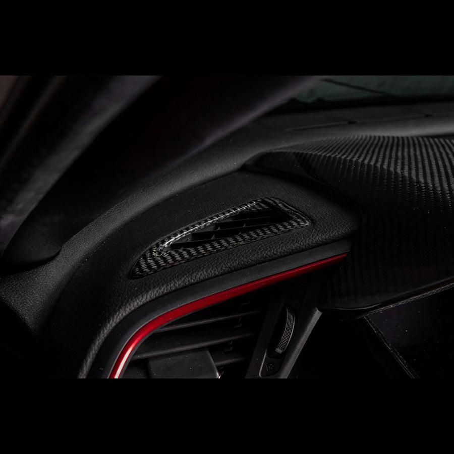 Revel Dry Carbon Defroster Garnish for 16-18 Honda Civic