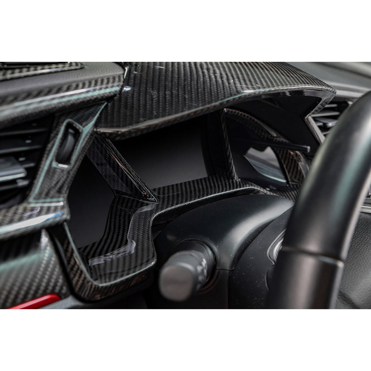 Revel Dry Carbon Dash Cover for 16-18 Honda Civic