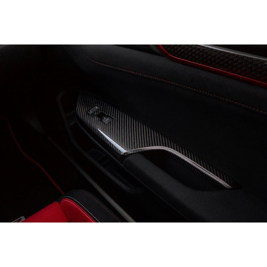 Revel Dry Carbon Window Switch Panels for 16-18 Honda Civic