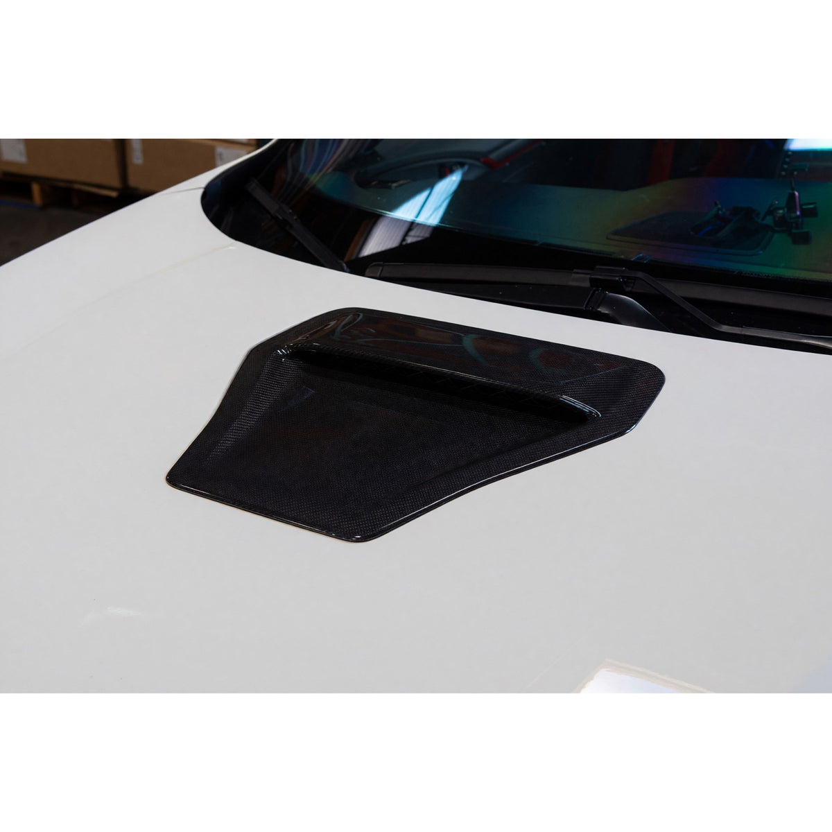 Revel Dry Carbon Hood Scoop Cover for 17-21 Civic Type R