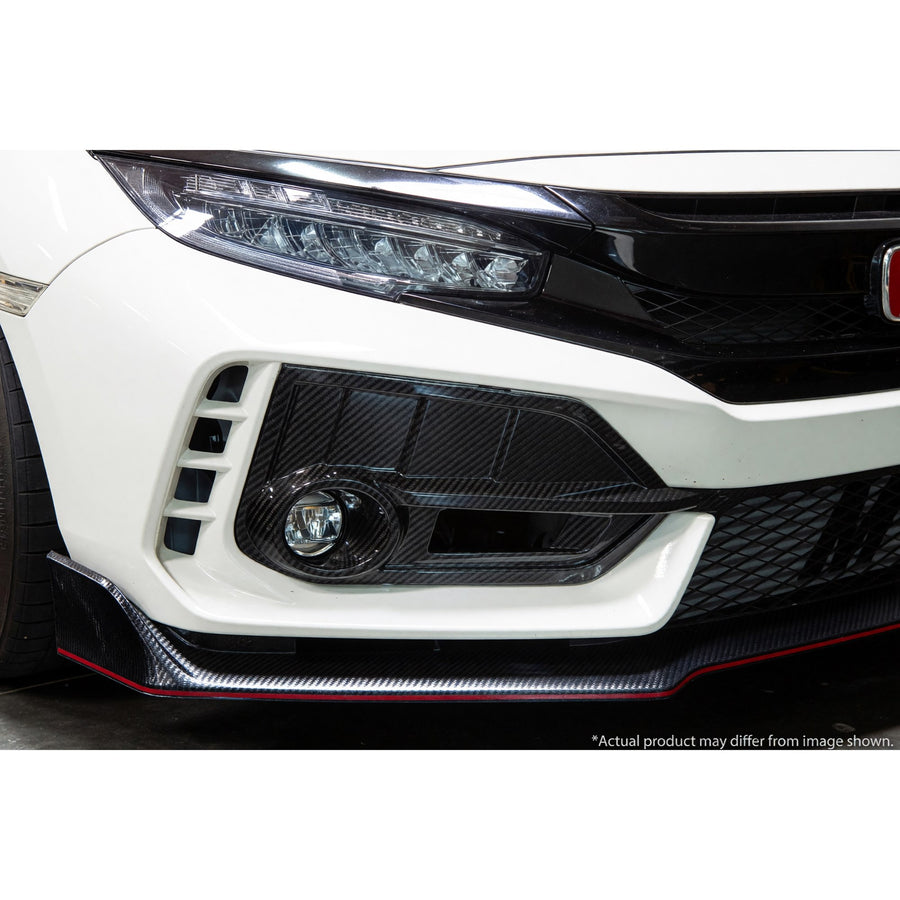 Revel Dry Carbon Fog Light Covers for 16-21 Civic