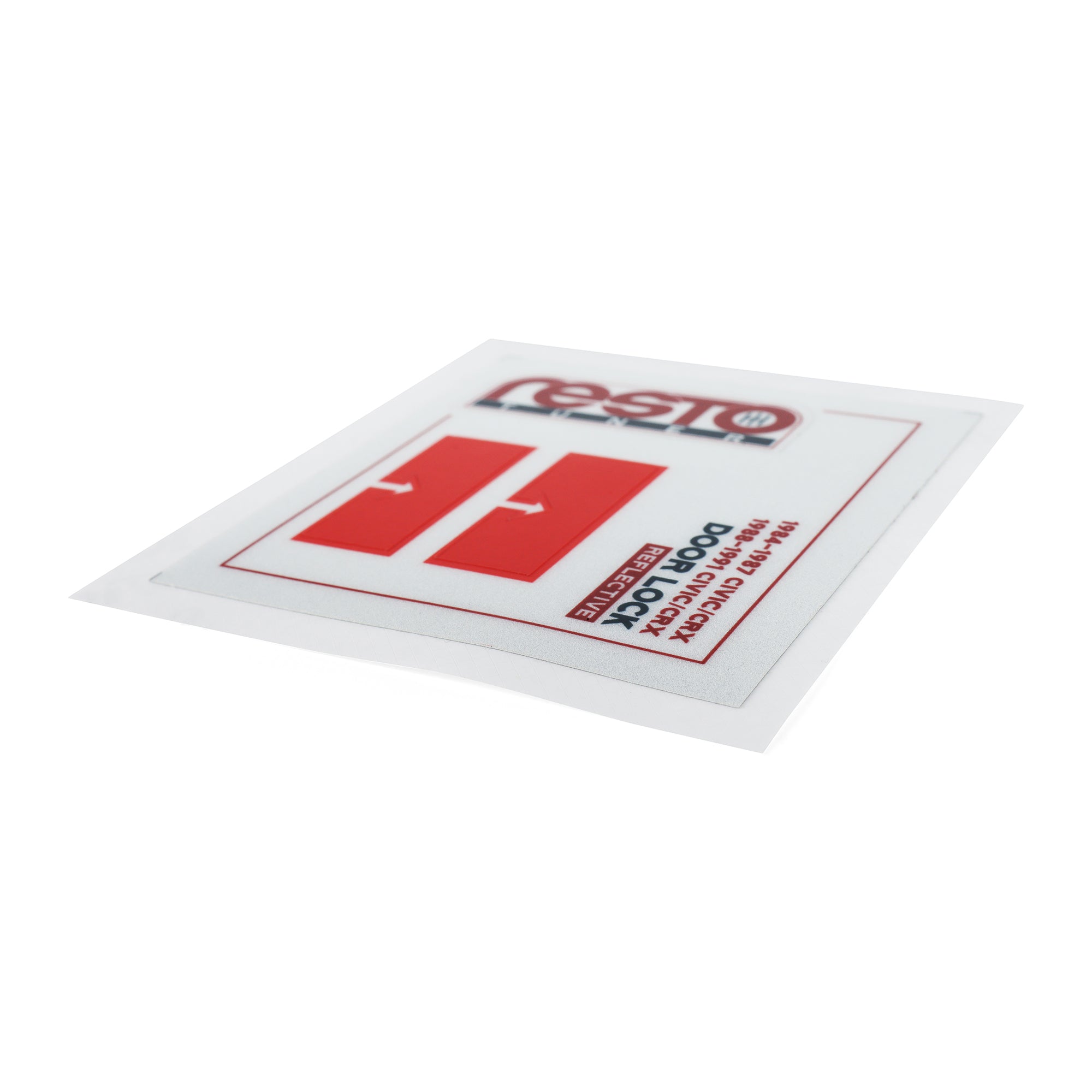 RestoTuner Replacement Door Handle Decals for 84-91 Civic/CRX