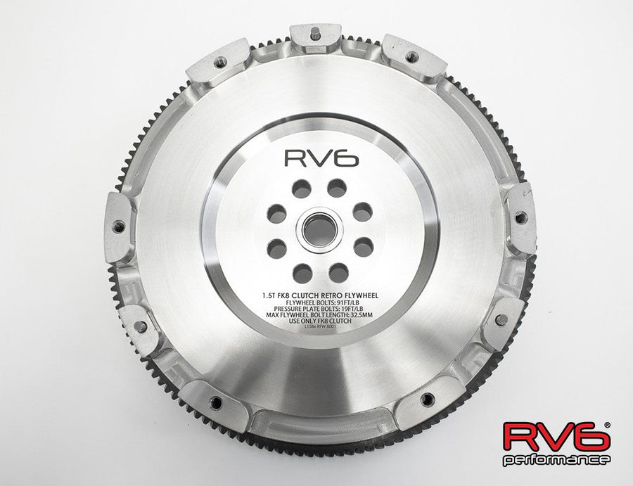 RV6 Performance 16-21 Civic 1.5T Retro Flywheel for FK8 Clutch RV6-CLT-01-01