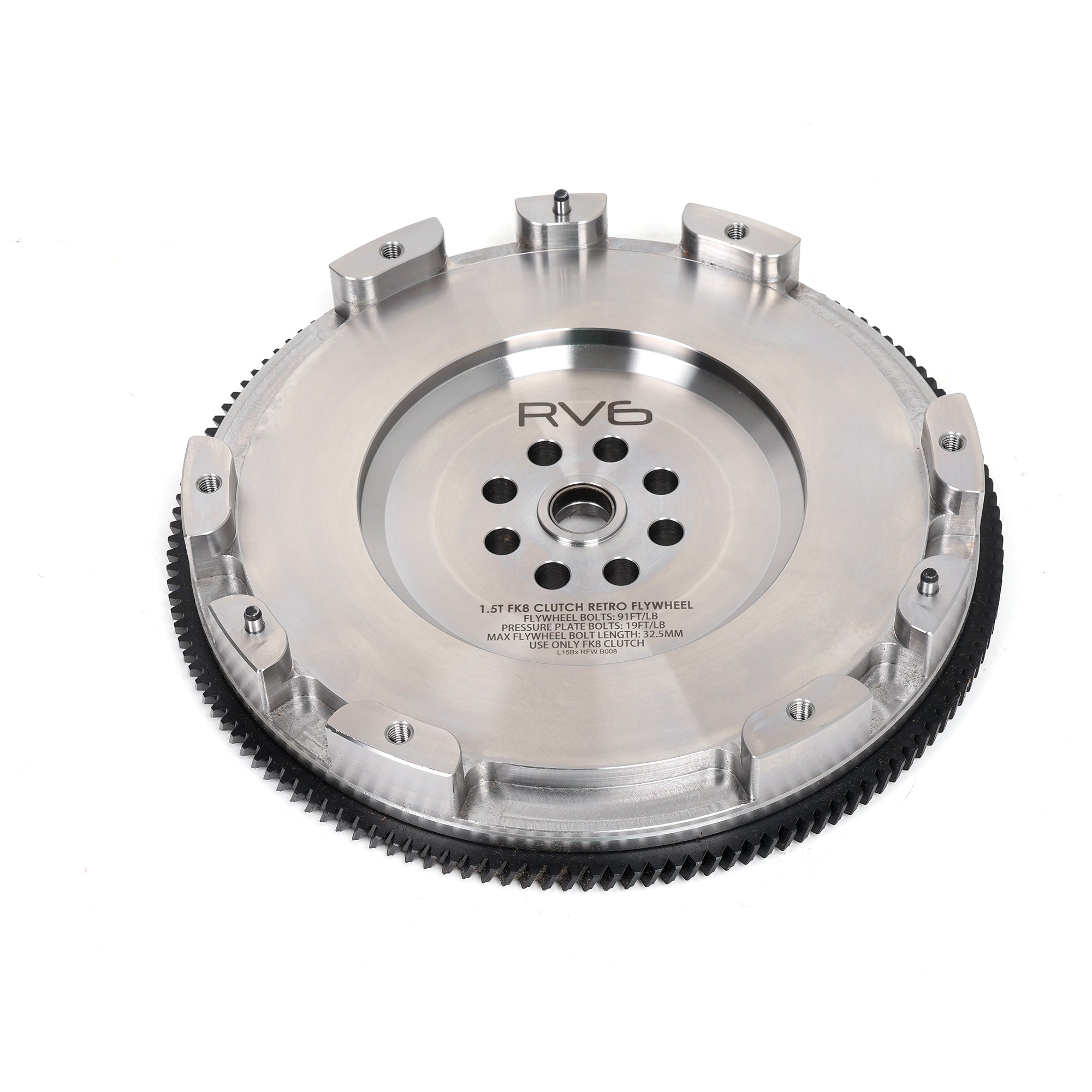 RV6 FK8 Clutch Retro Flywheel for 16-21 Civic 1.5T · Hybrid Racing