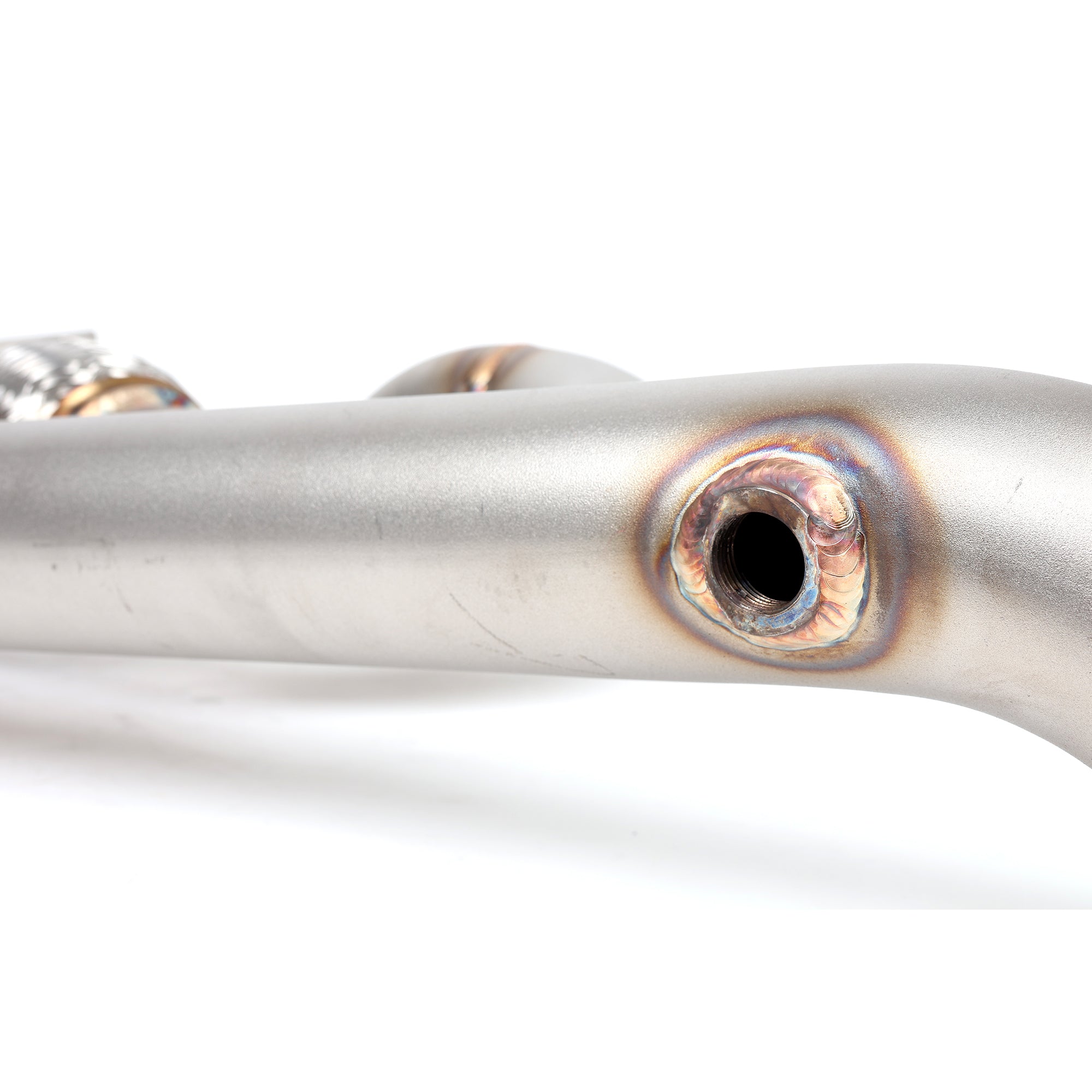 RV6 Performance Long Tube J-Pipe for 13-17 Accord V6/15-20 TLX