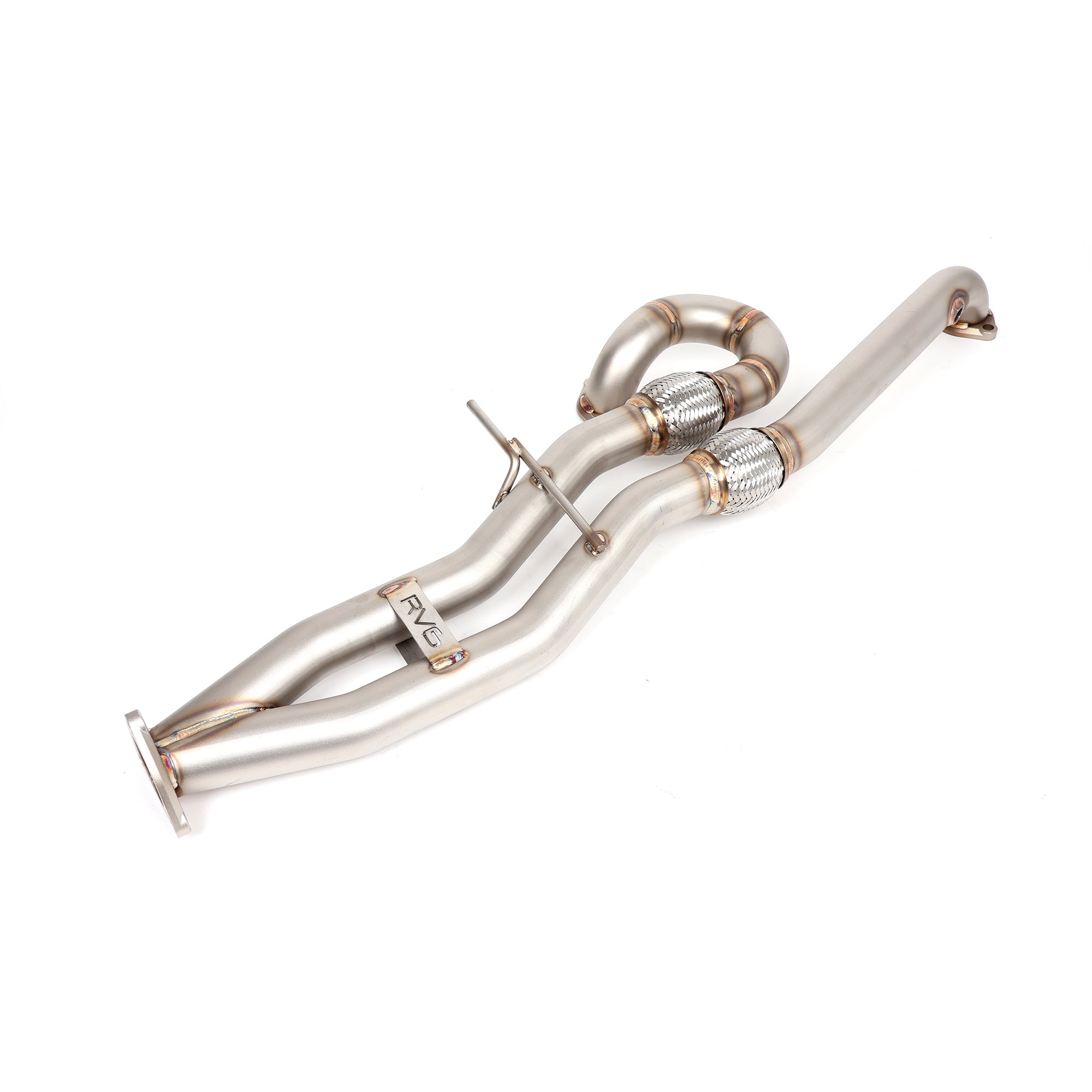 RV6 Performance Long Tube J-Pipe for 13-17 Accord V6/15-20 TLX