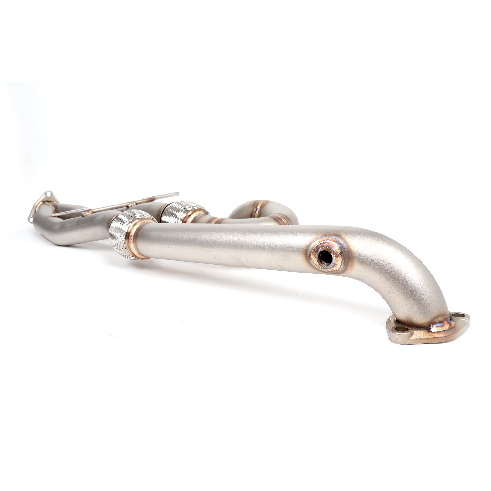 RV6 Performance Long Tube J-Pipe for 13-17 Accord V6/15-20 TLX