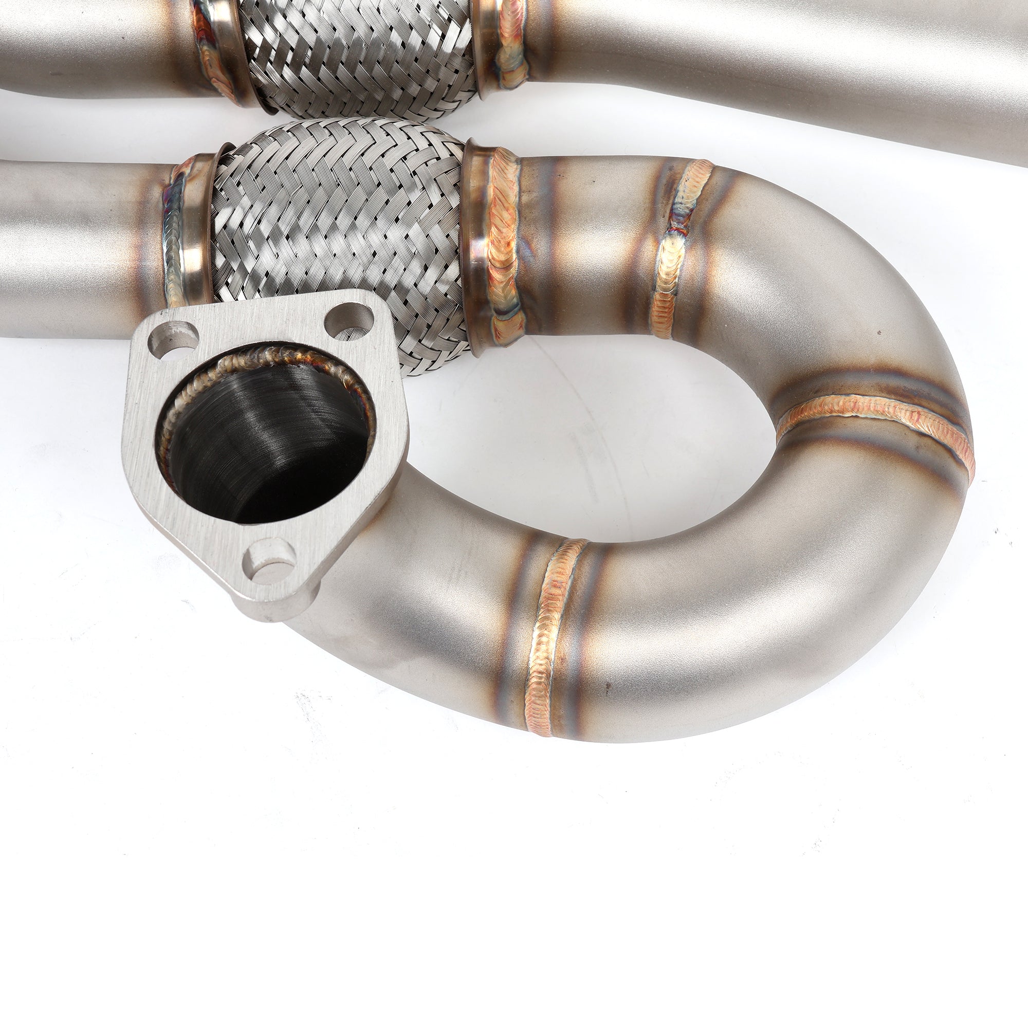 yo　6/6 RV6 Performance Long Tube J-Pipe for 13-17 Accord V6/15-20 TLX