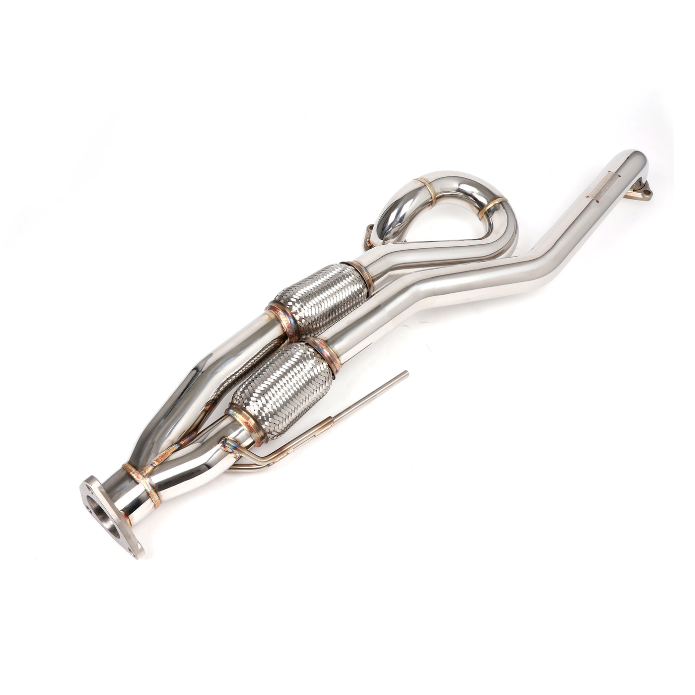 RV6 Performance Long Tube J-Pipe for 03-07 Accord V6/04-08 TL