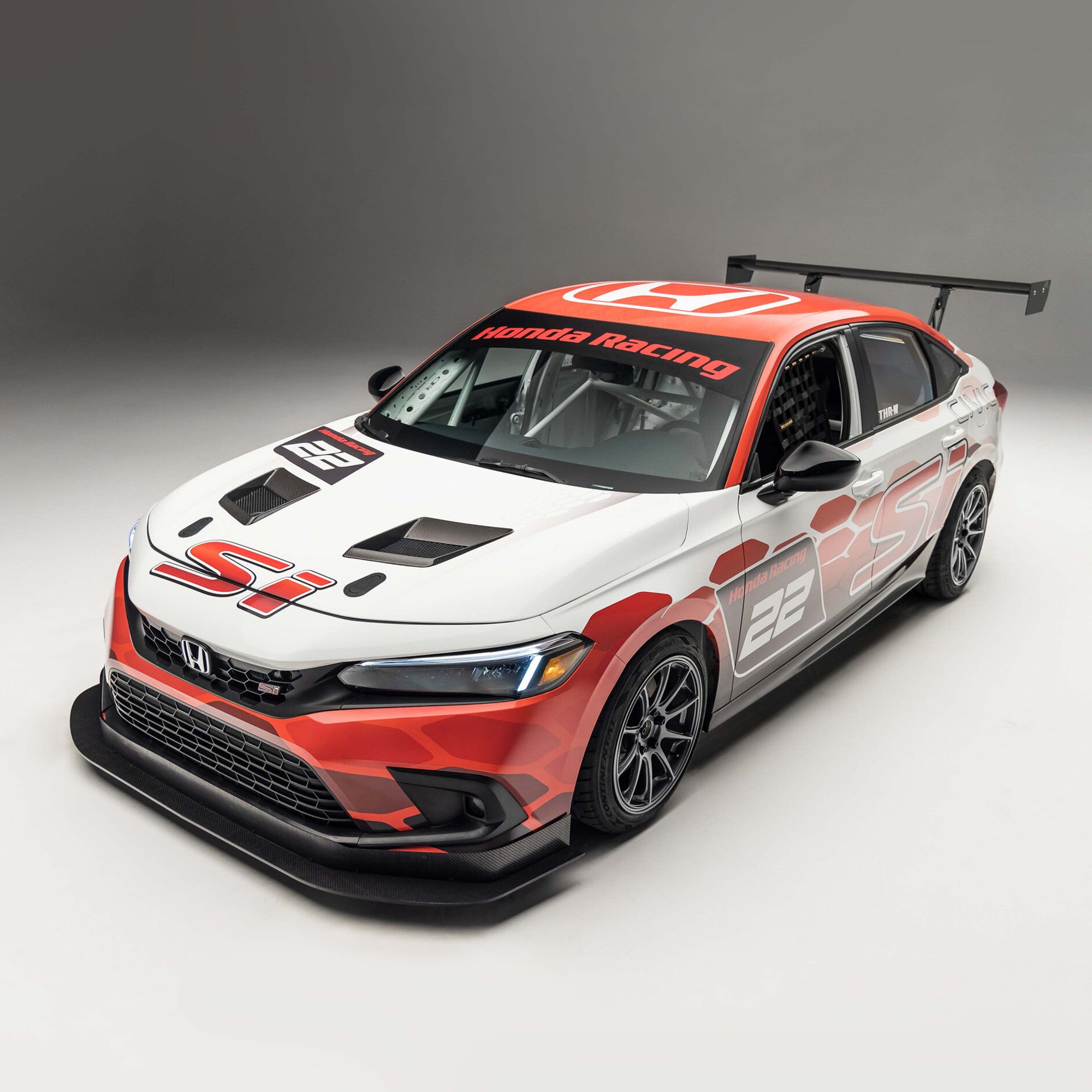 Seibon THRW-Style Carbon Fiber Hood for 22-26 Civic Si
