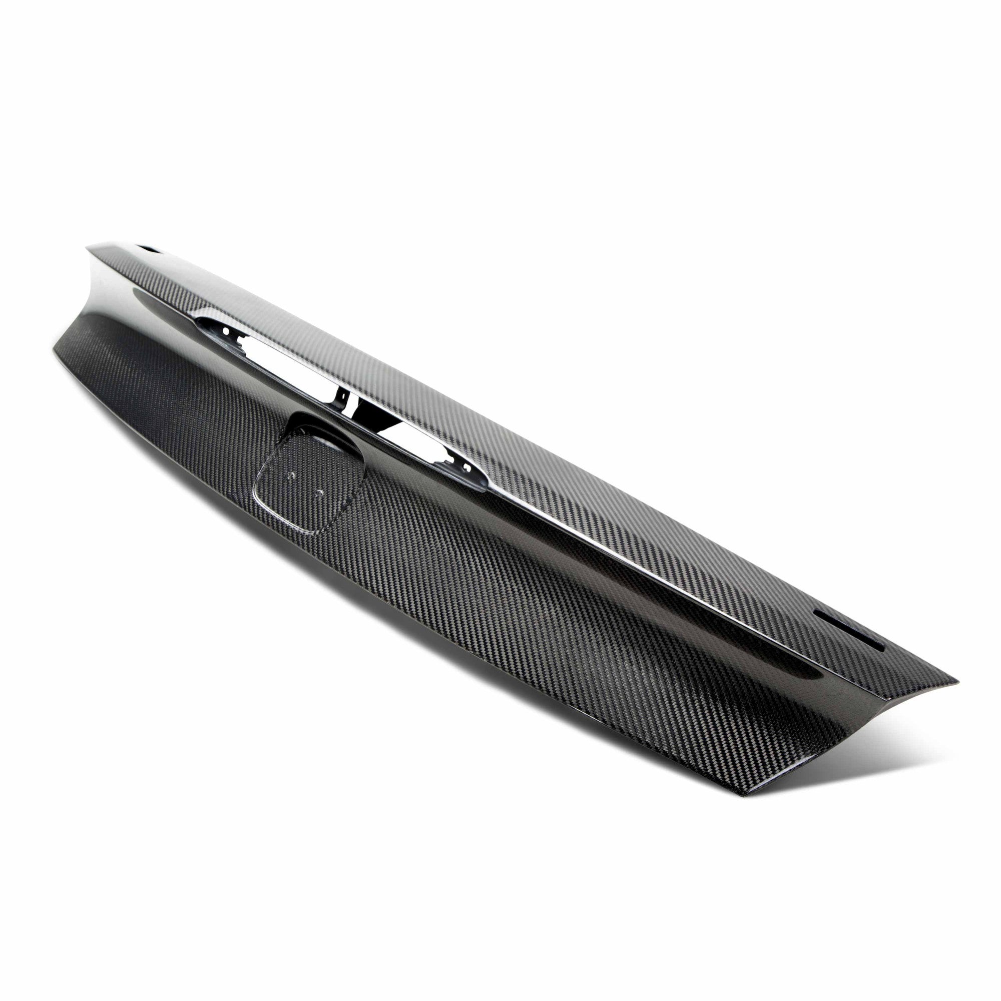 Seibon OEM Carbon Fiber Trunk Garnish for 14-15 Civic Si