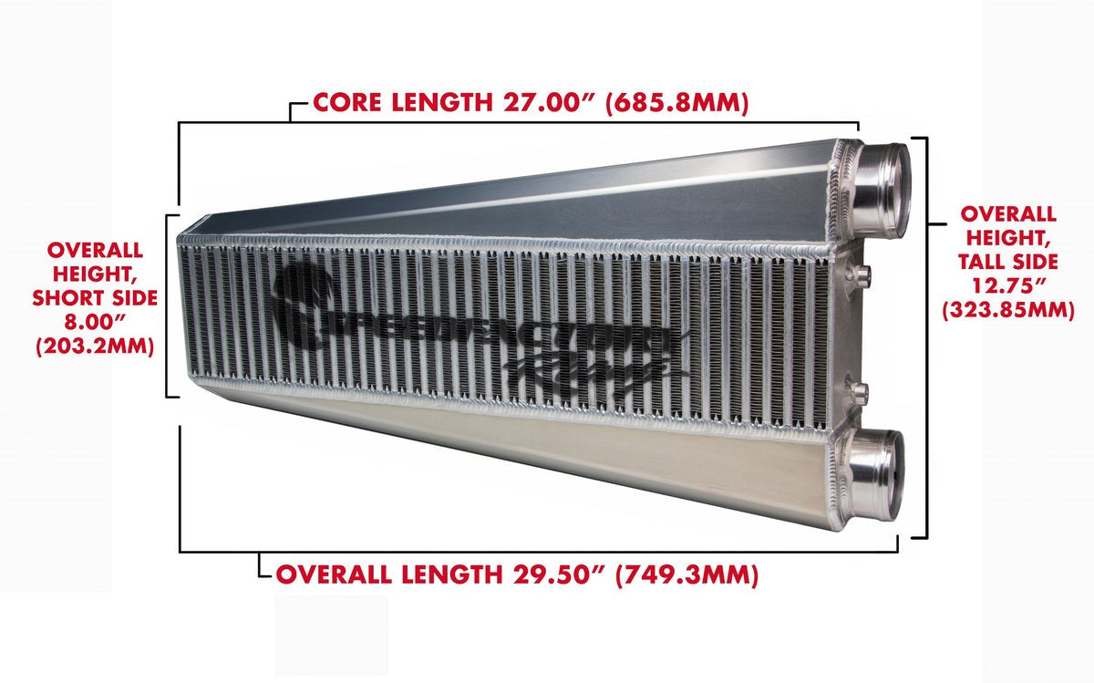 SpeedFactory 1000HP Vertical Flow Intercooler Same Side
