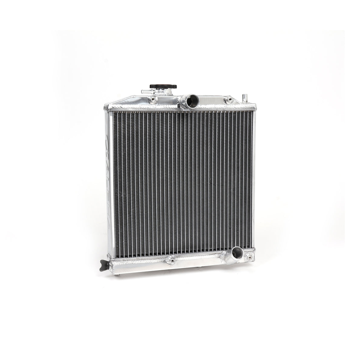 Skunk2 Racing Alpha Half-Size Dual Core Aluminum Radiator For Honda Civic 1992-2000