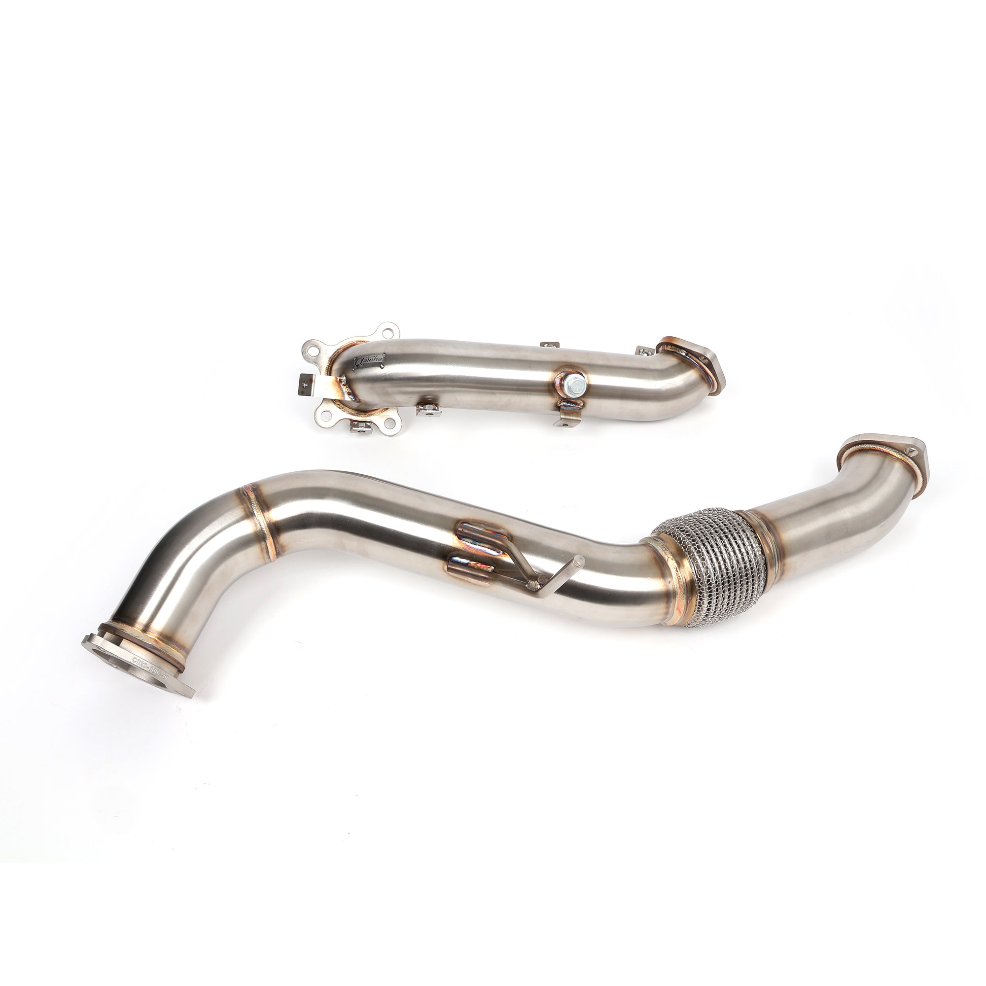 Skunk2 76mm Alpha Series Downpipe for 16-21 Civic 1.5T · Hybrid Racing