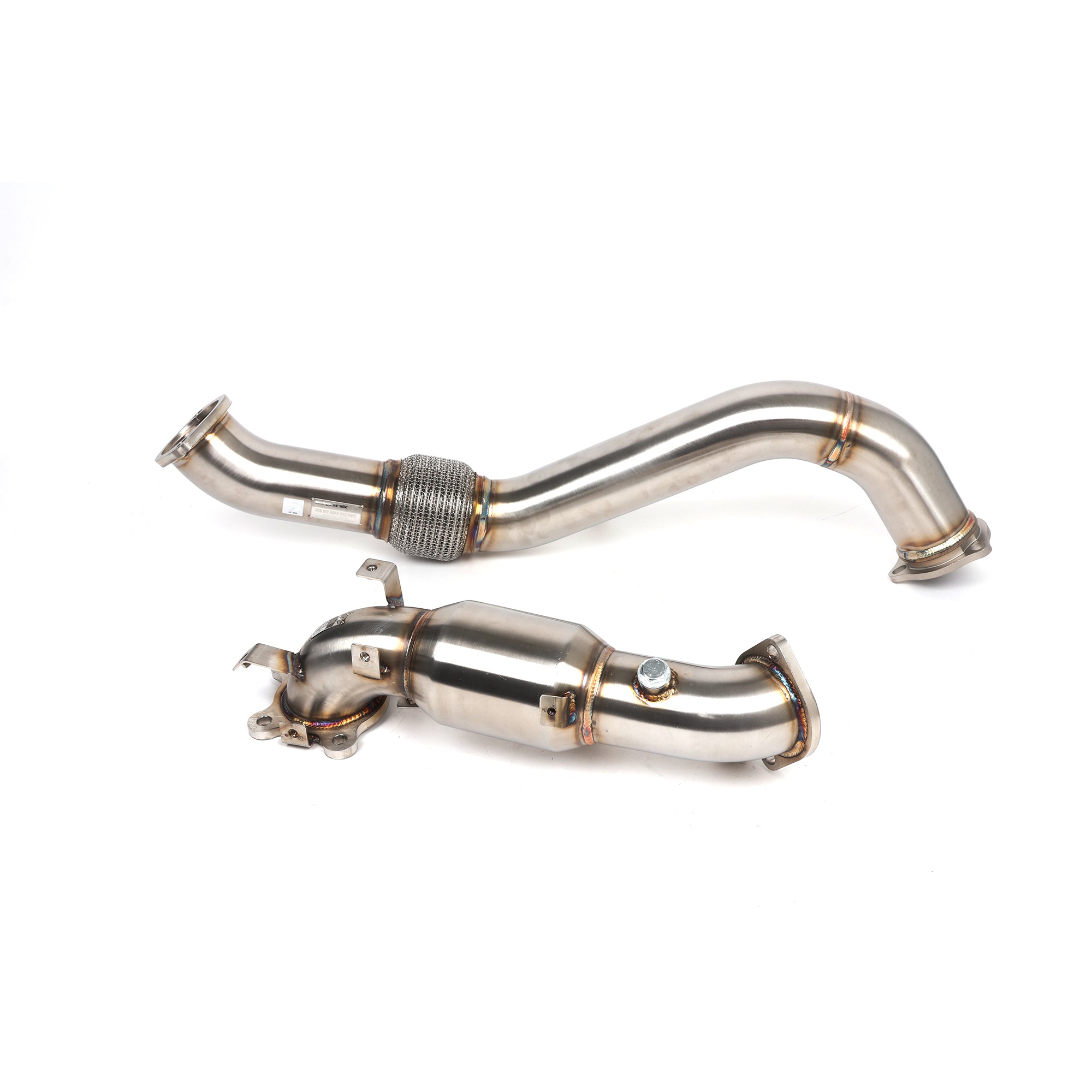 Skunk2 76mm Alpha Series Downpipe for 16-21 Civic 1.5T · Hybrid Racing