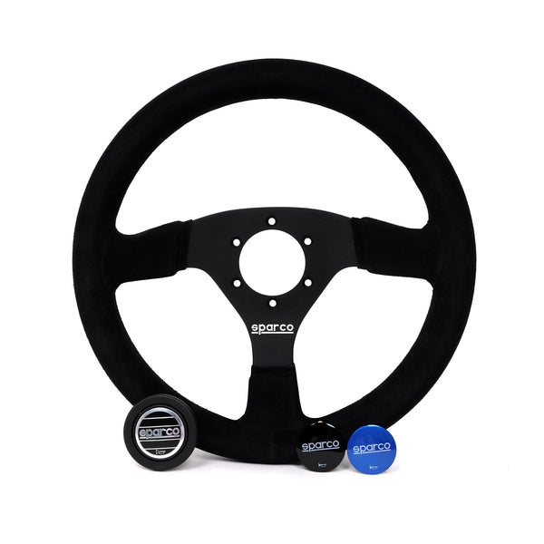 Sparco R323 Steering Wheel 330mm Suede Black | 015R323PSNR