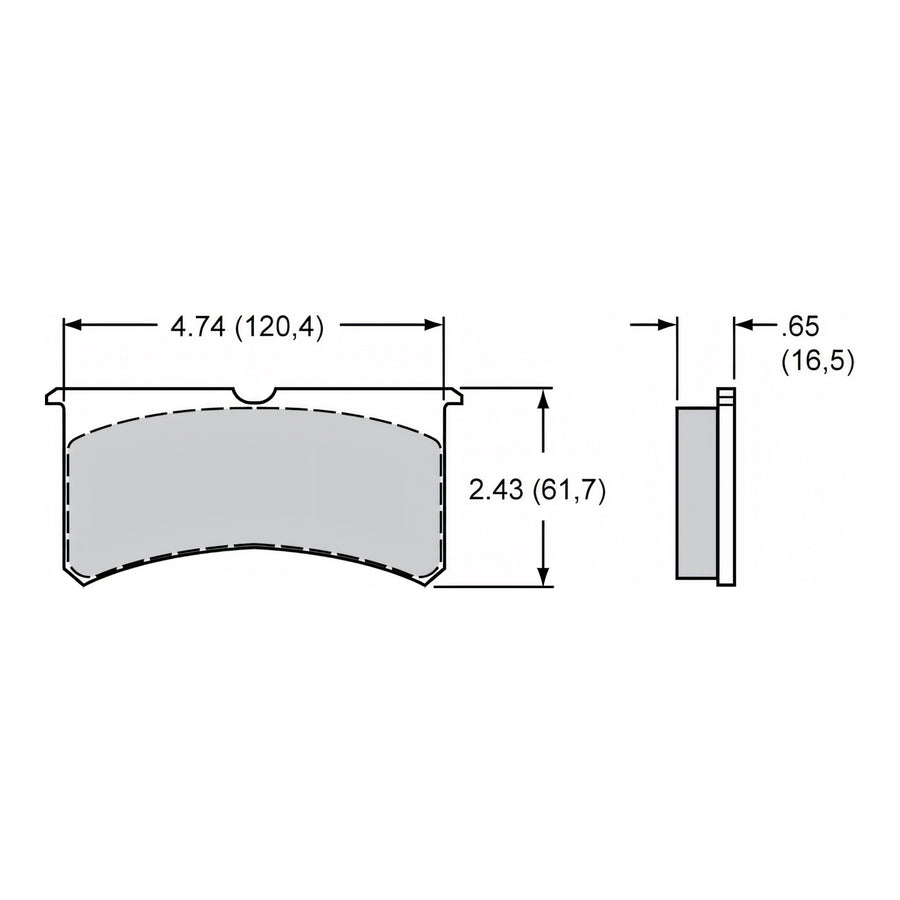 Wilwood BP-10 Replacement Brake Pads - 7416 (150-8855K)