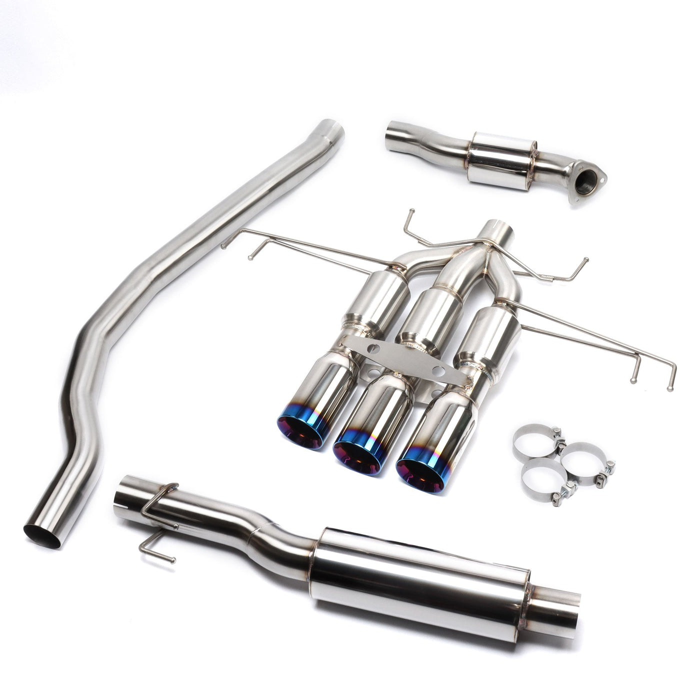 DC Sports Exhaust System (2017-2021 Honda Civic Type-R) Burnt TCS5532BT