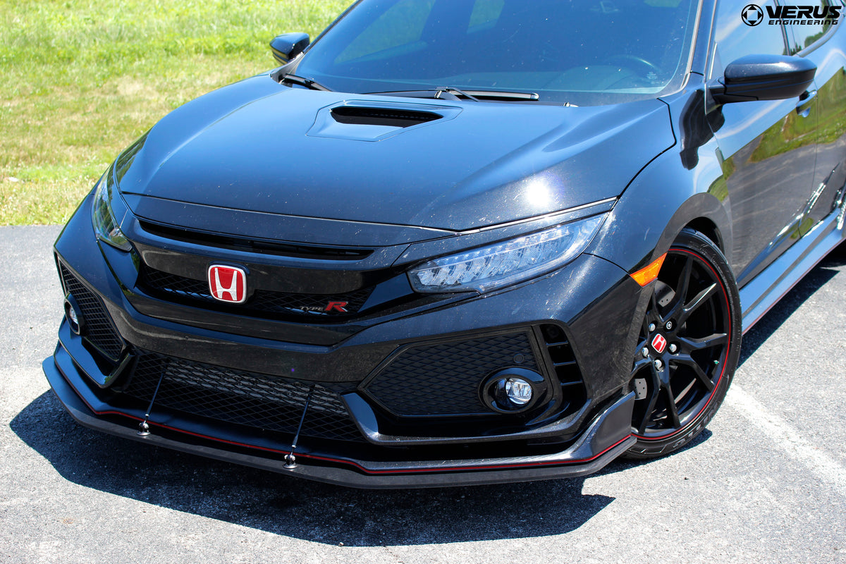 Type R Fk8 Mod Verus Engineering Honda Civic Type R FK8 Front Splitter Kit · Hybrid Racing