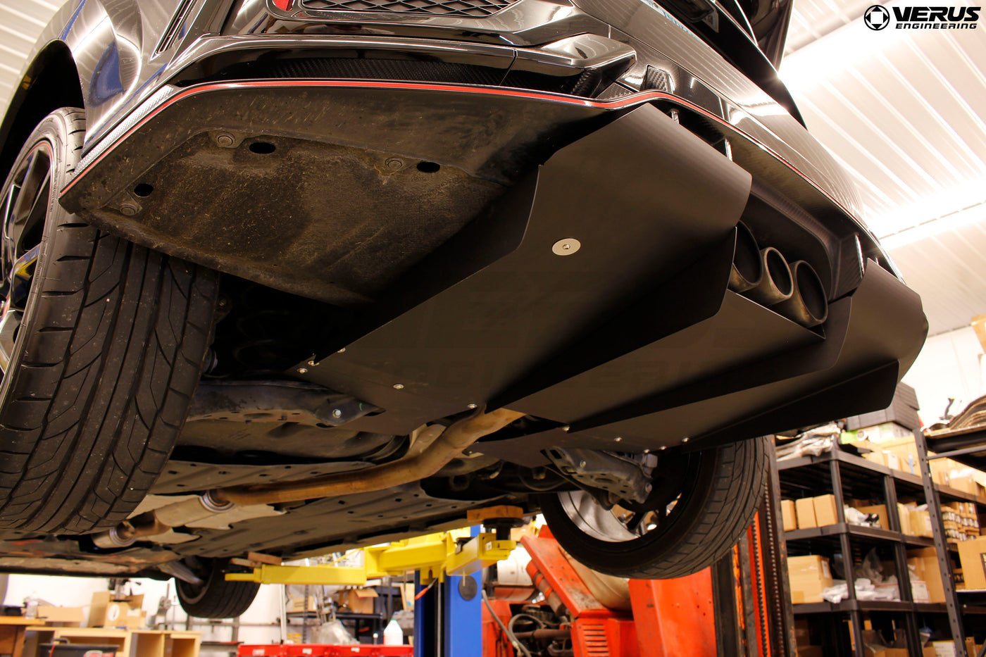 Verus Engineering Honda Civic Type R FK8 Rear Diffuser · Hybrid Racing
