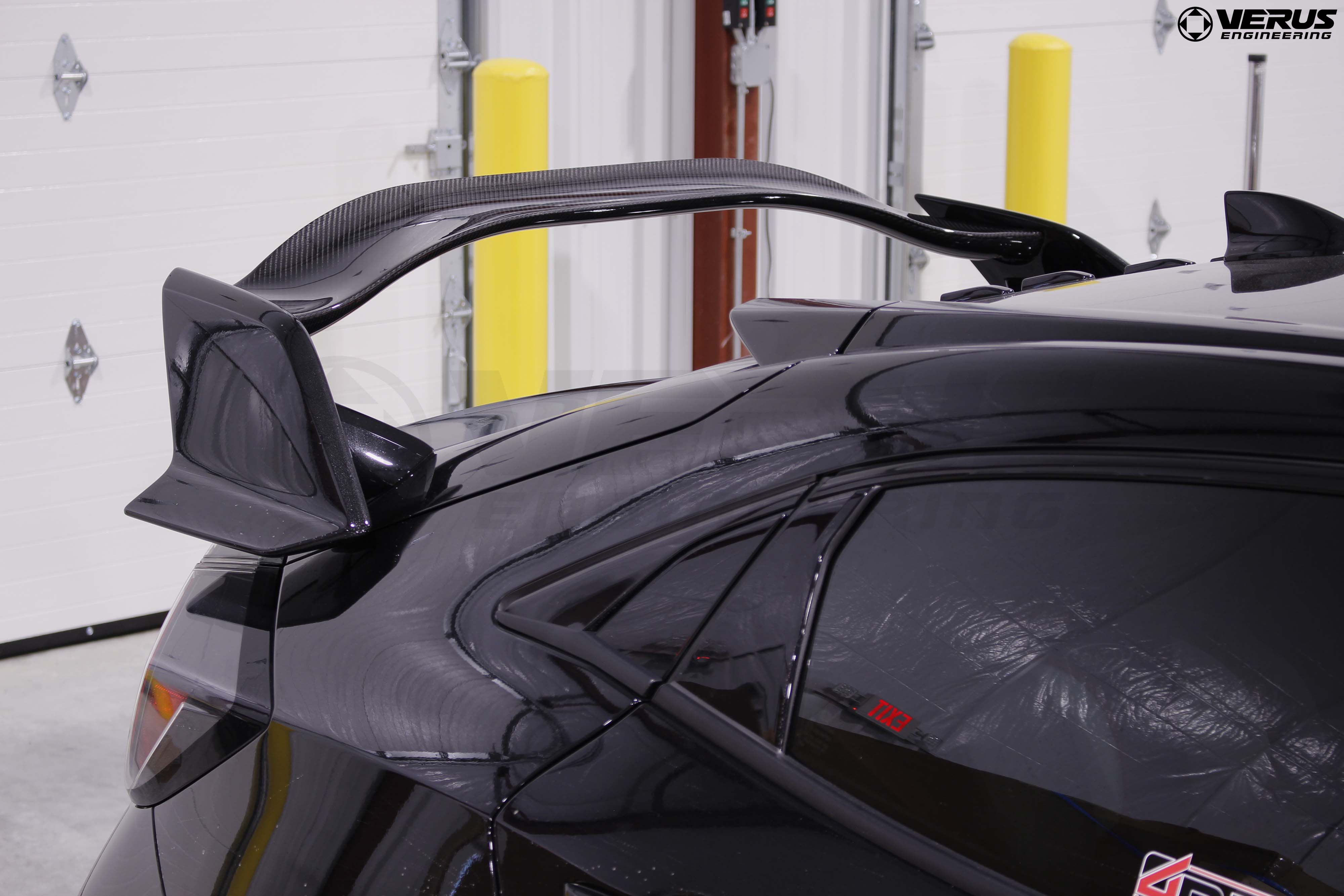 Verus Engineering Honda Civic Type R FK8 P10 Rear Wing · Hybrid Racing