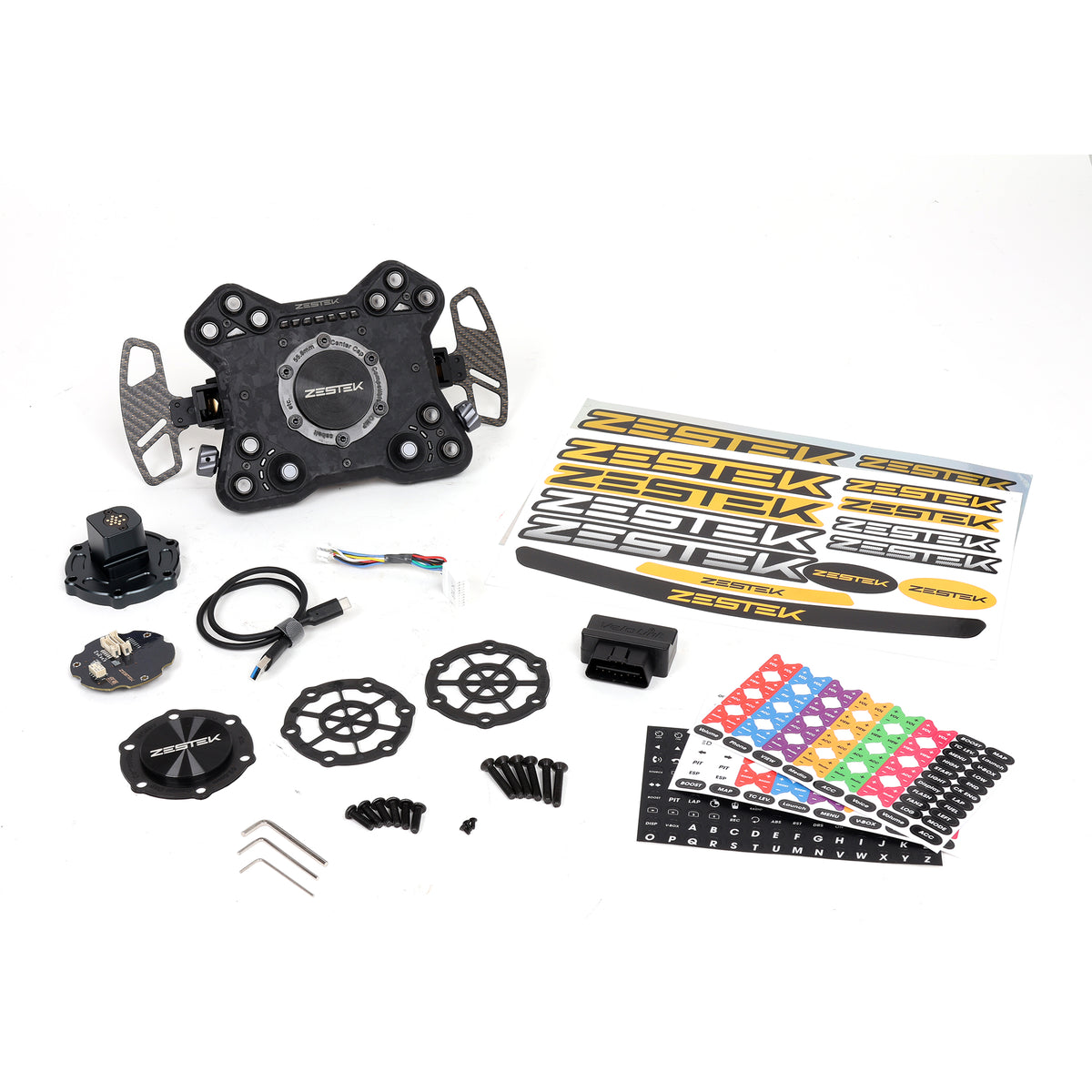 Zestek SCX Racing Steering Hub for 2017-2021 Civic Type R · Hybrid Racing