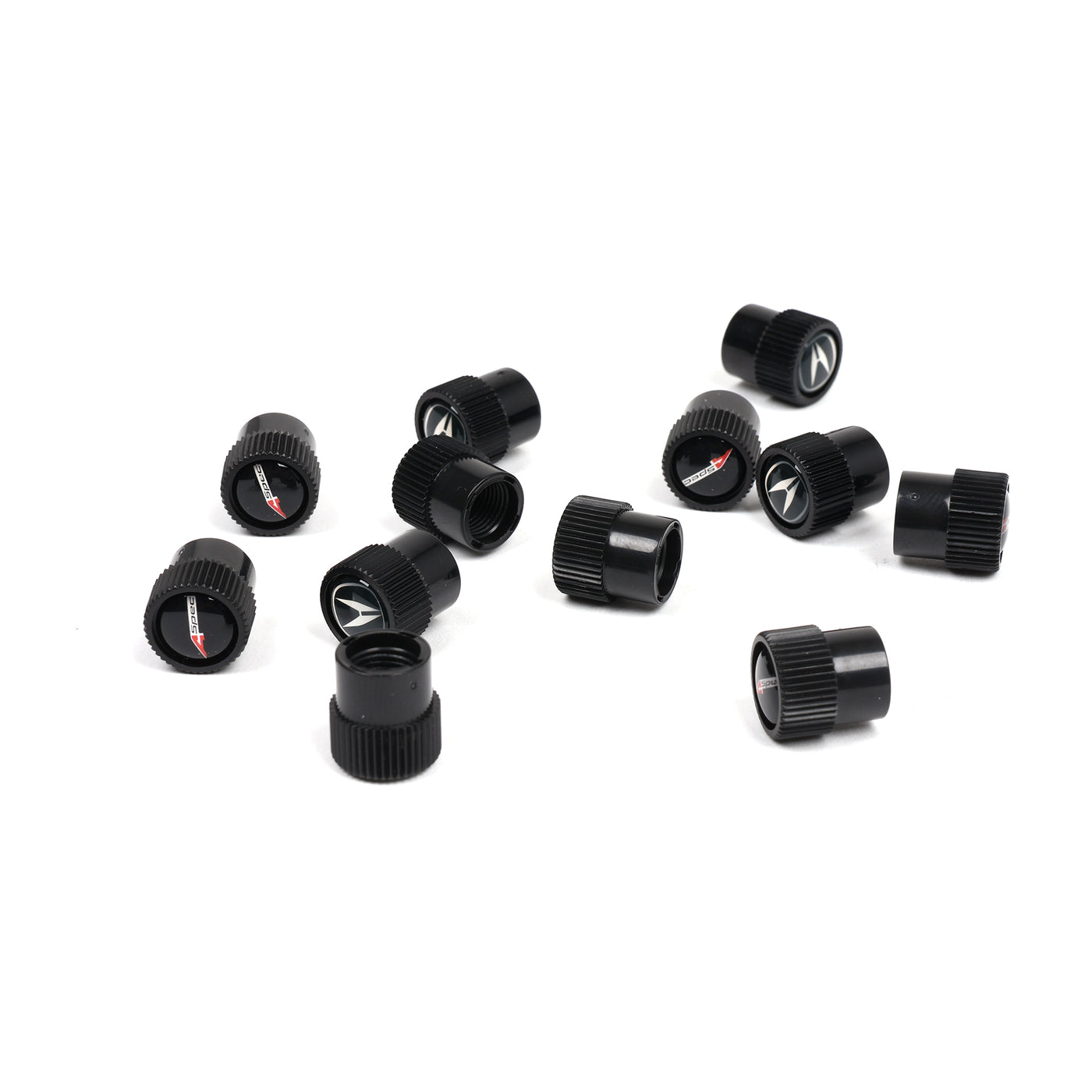 Acura Black Valve Stem Caps 08W48-PL4-200C