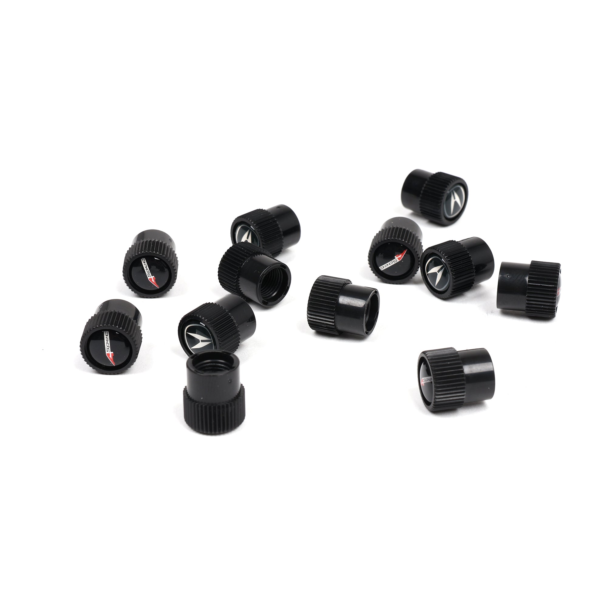 Acura Black Valve Stem Caps 08W48-PL4-200C