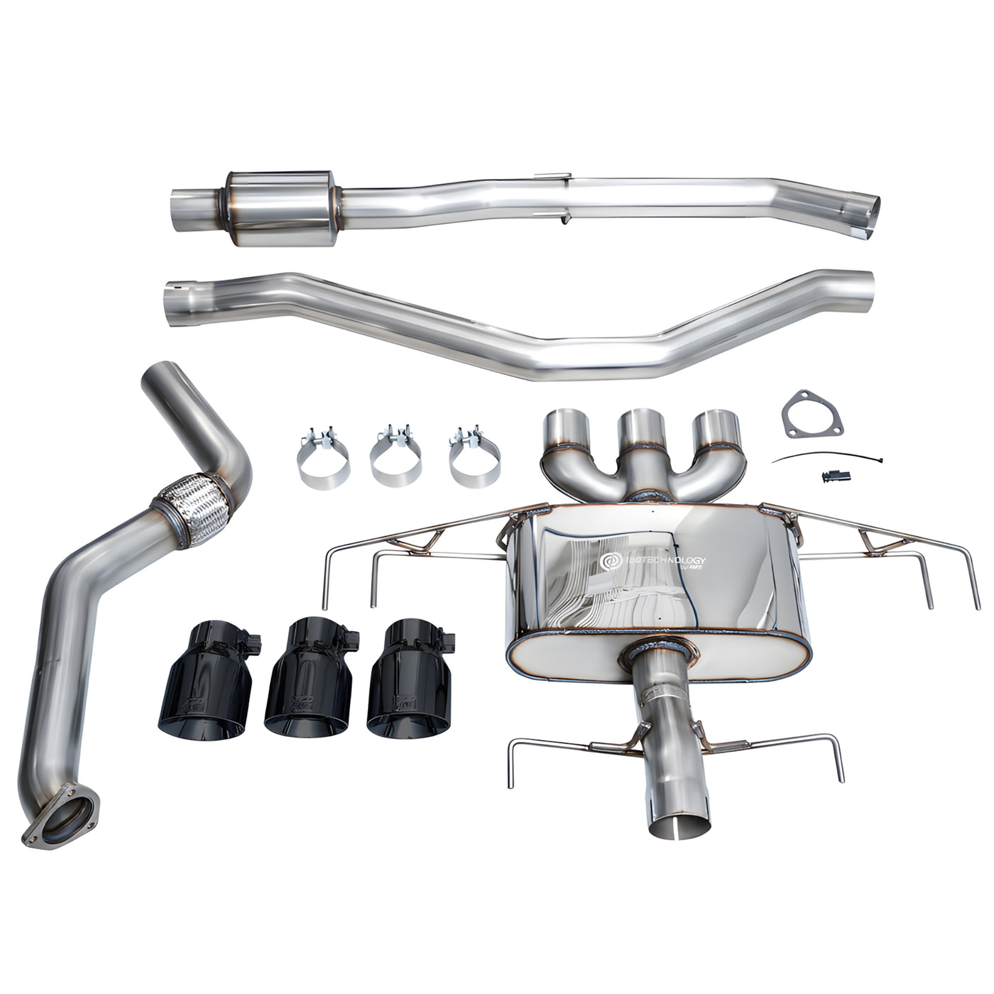 AWE Tuning Triple Tip Touring Exhaust - 2024+ Integra Type S