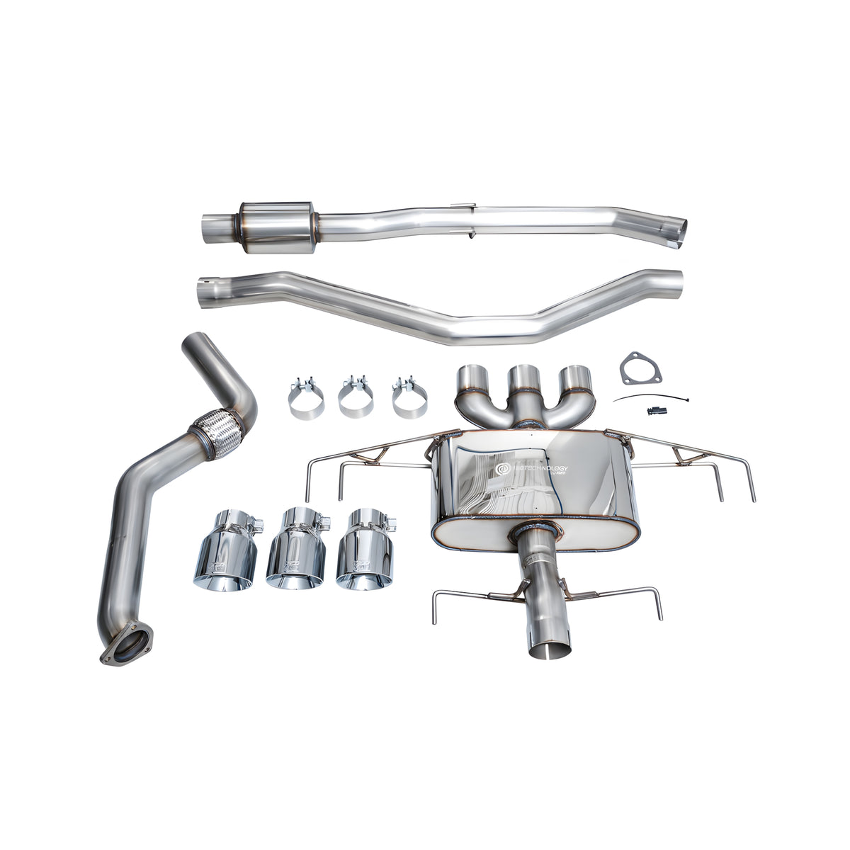 AWE Tuning Triple Tip Touring Exhaust - 2024+ Integra Type S