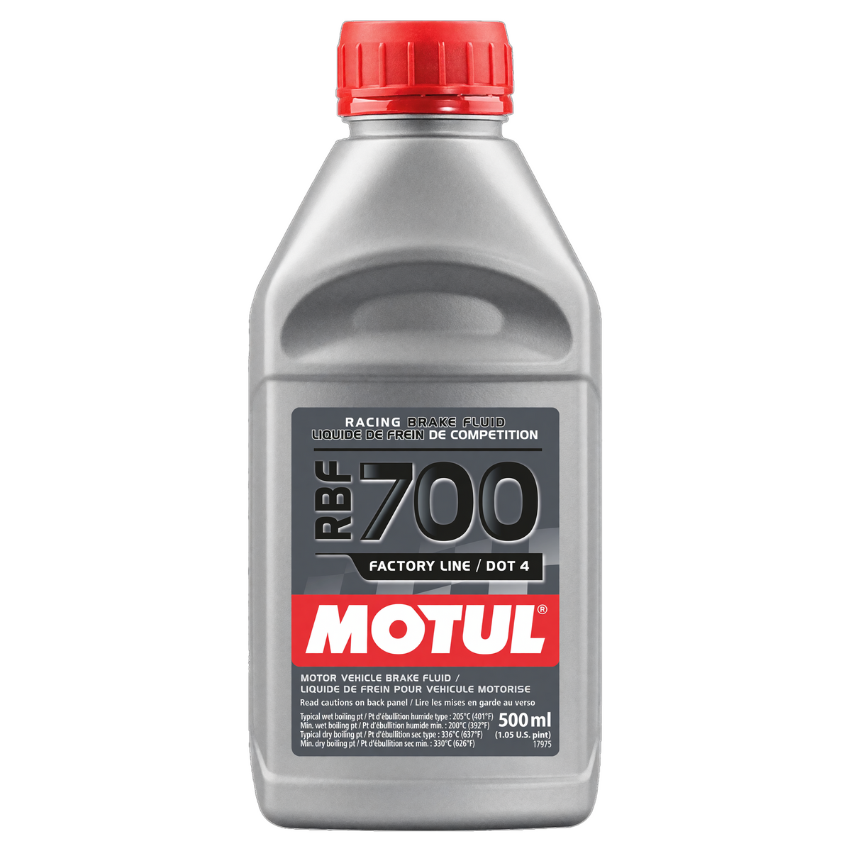 Motul RBF 700 Racing DOT 4 Brake Fluid - 1 Pint/500 mL