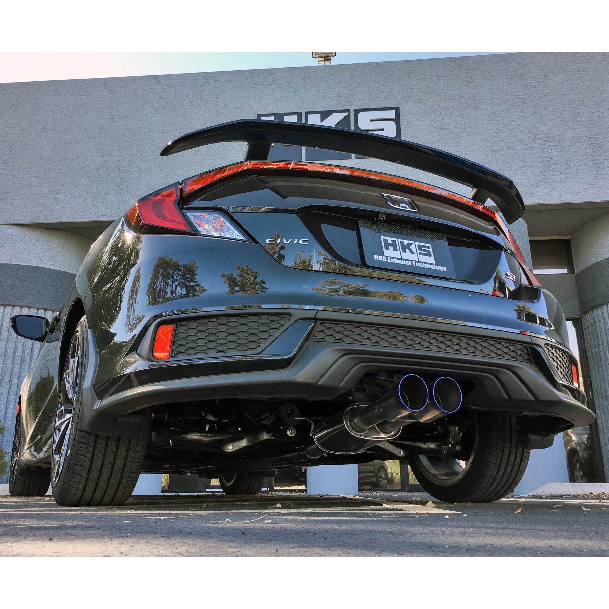 HKS Hi-Power Catback Exhaust for 17-20 Honda Civic Si