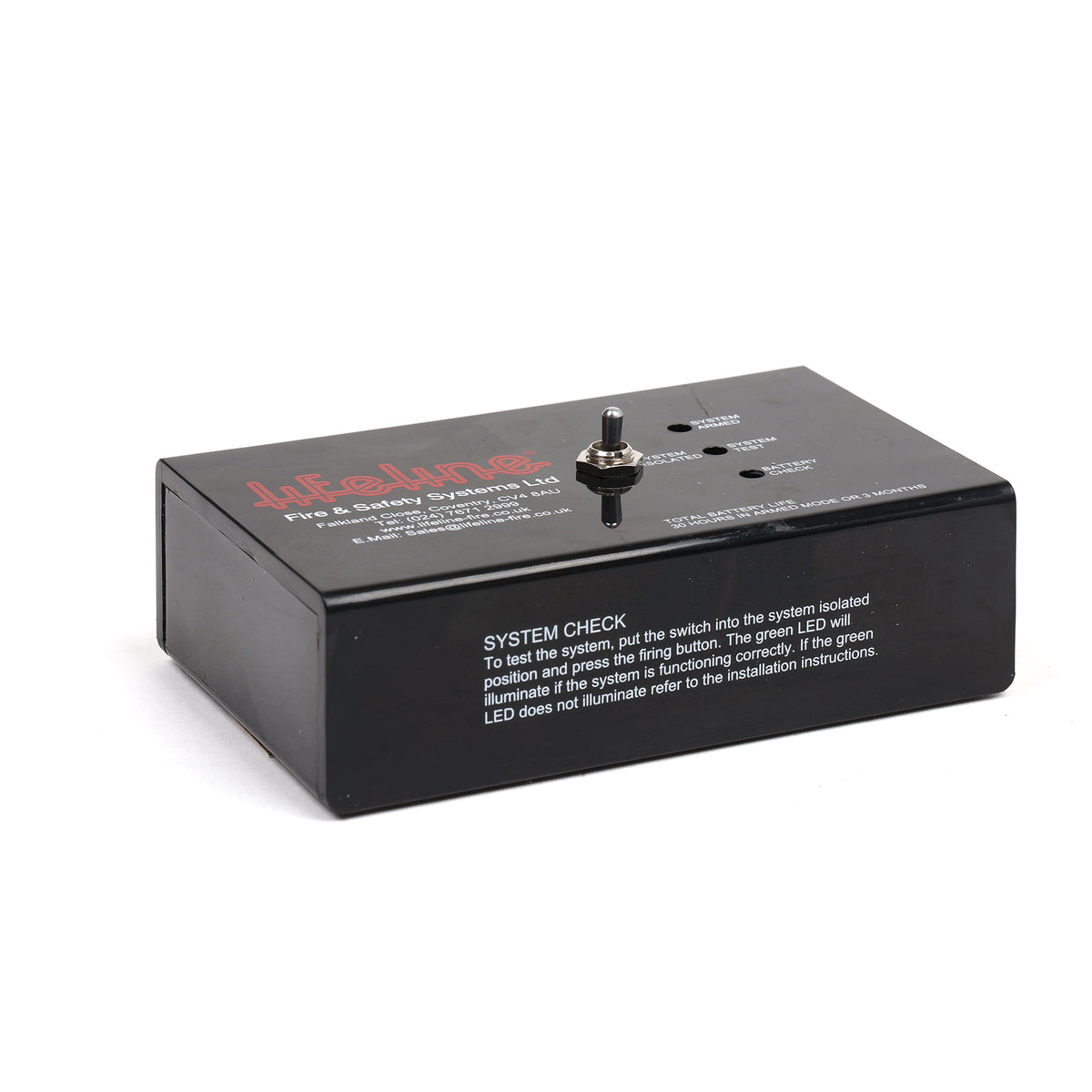 Lifeline Zero 360 FIA Grade Electric Fire Suppression System