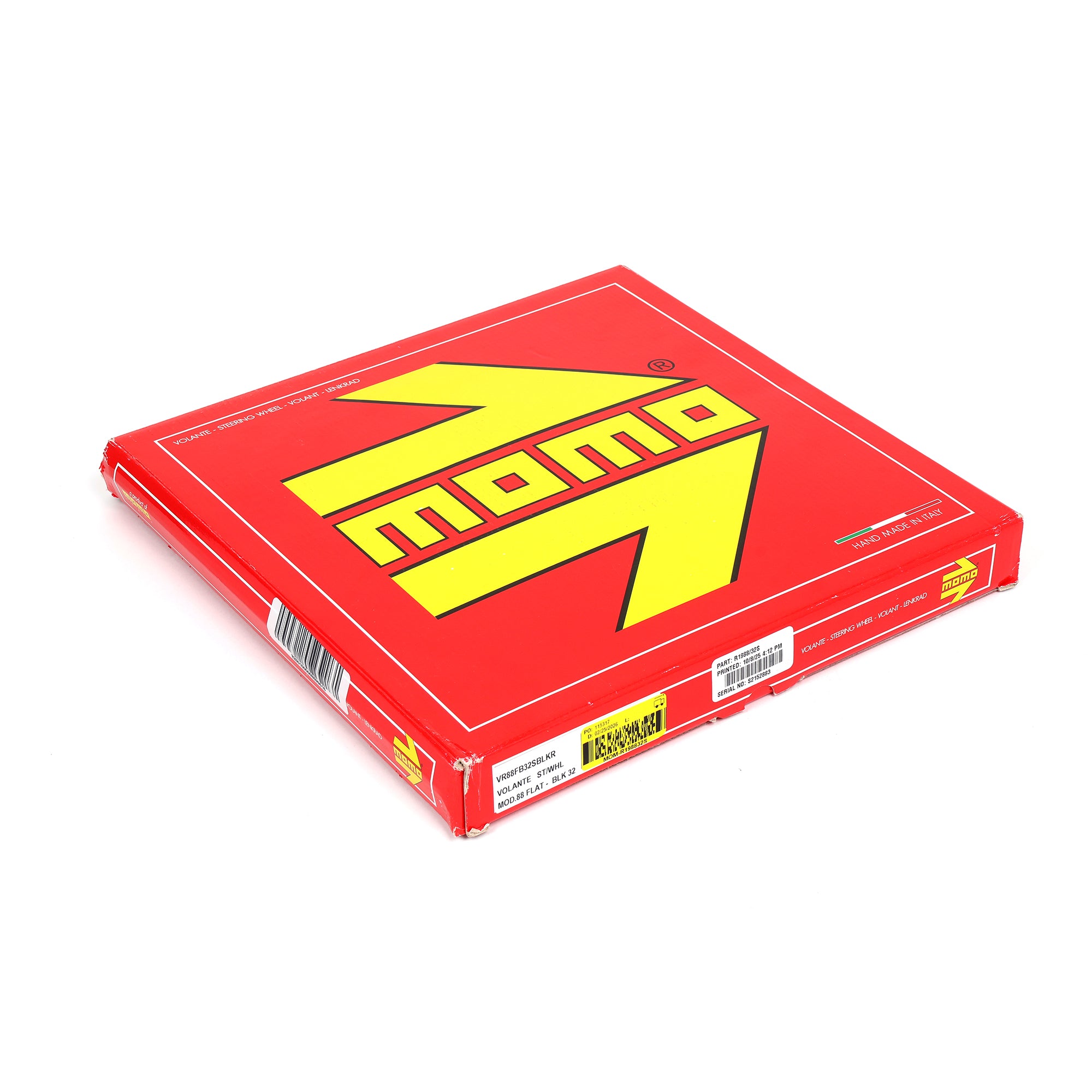 MOMO MOD.88 Black Suede Steering Wheel