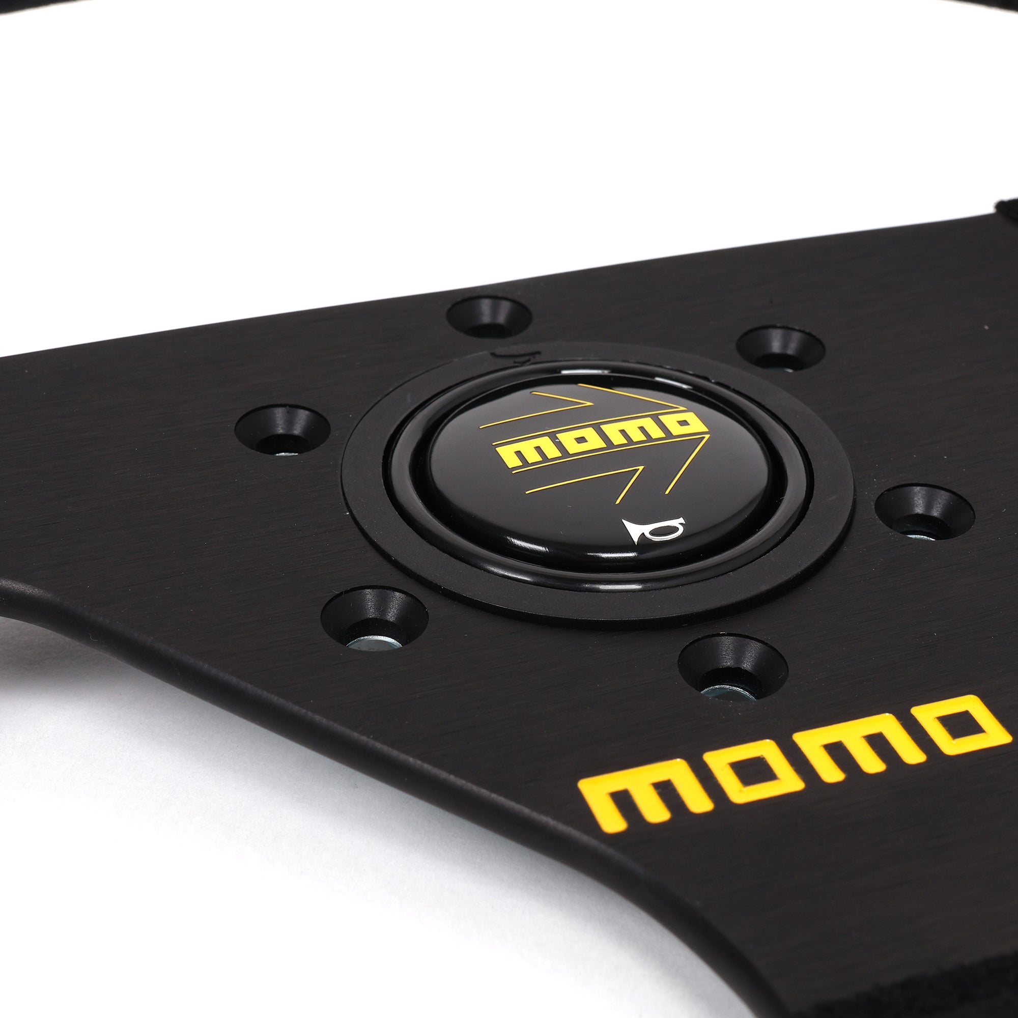 MOMO MOD.88 Black Suede Steering Wheel · Hybrid Racing