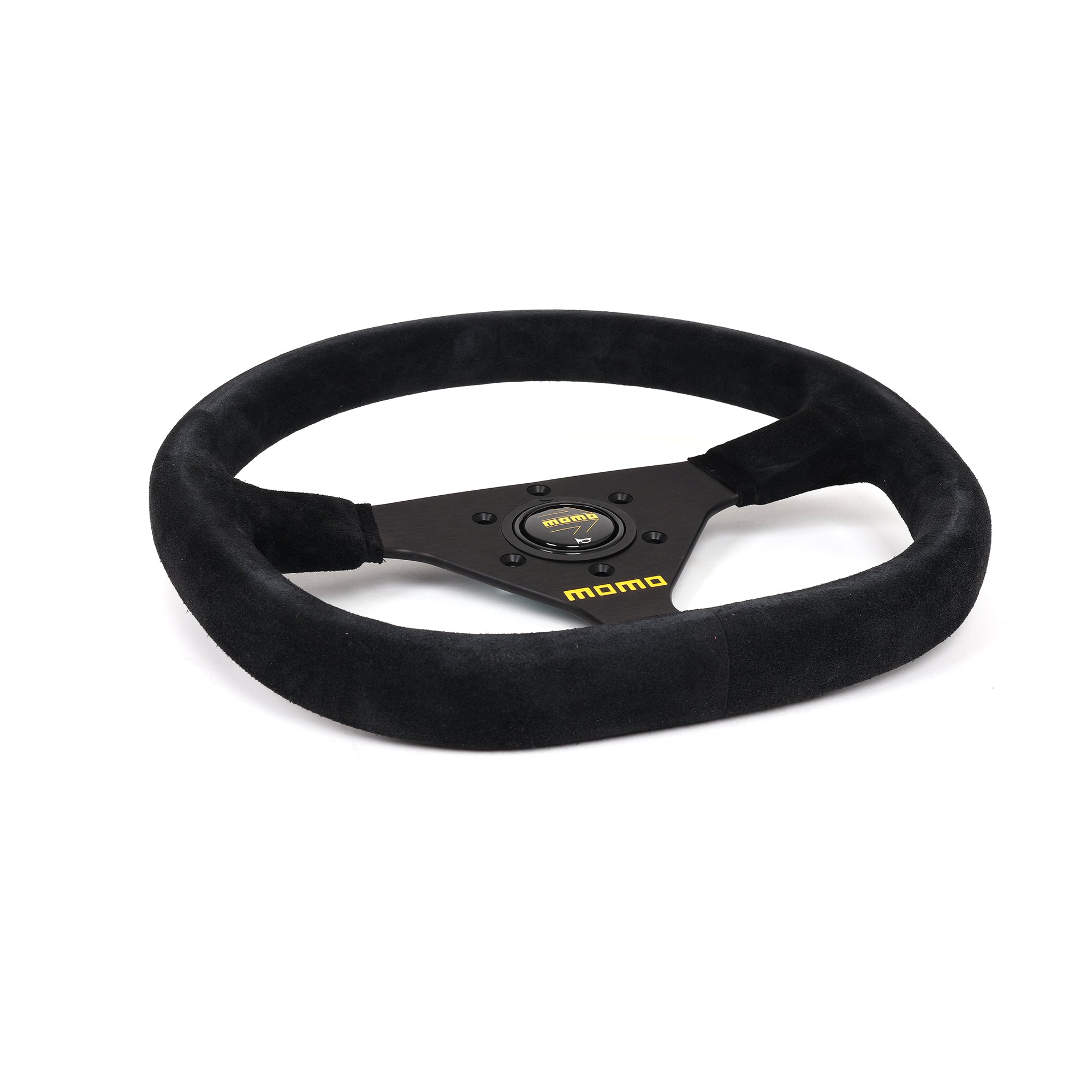 MOMO MOMO MOD.88 Black Suede Steering Wheel · Hybrid Racing