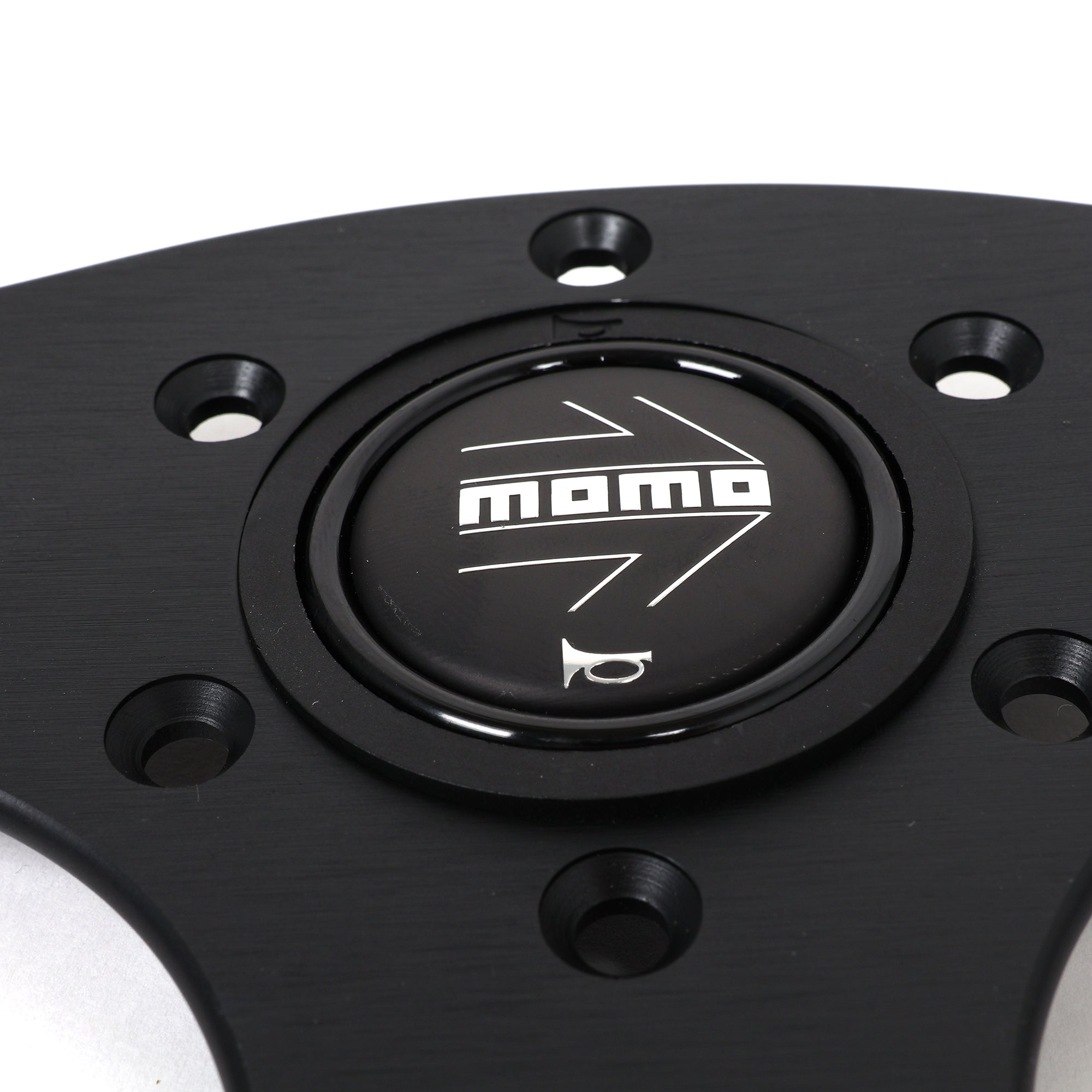 Momo Tuner Steering Wheel - Black Leather/Red Stitching