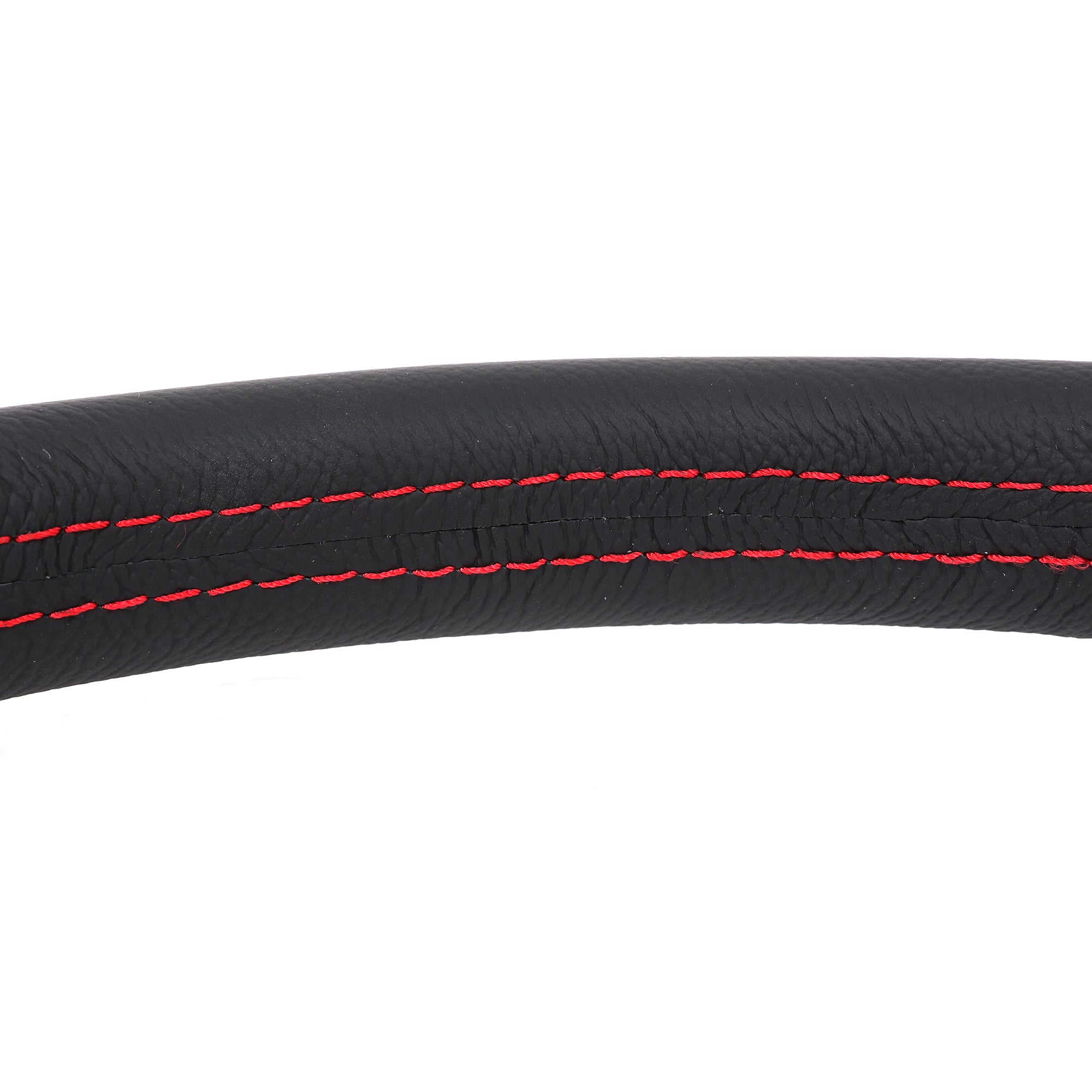 Momo Tuner Steering Wheel - Black Leather/Red Stitching · Hybrid