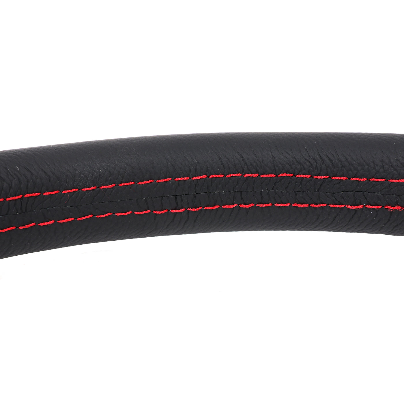 Momo Tuner Steering Wheel - Black Leather/Red Stitching