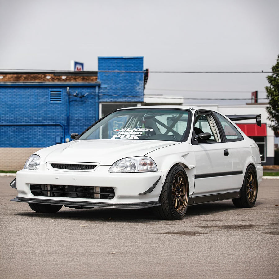 PCI 96-00 Civic HB/Coupe Aluminum Race Spec Side Skirts