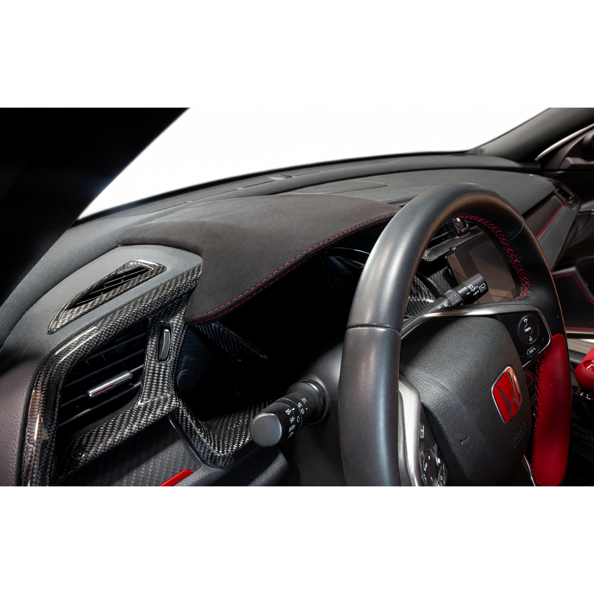 Revel Dry Carbon Dash Cover for 16-18 Civic