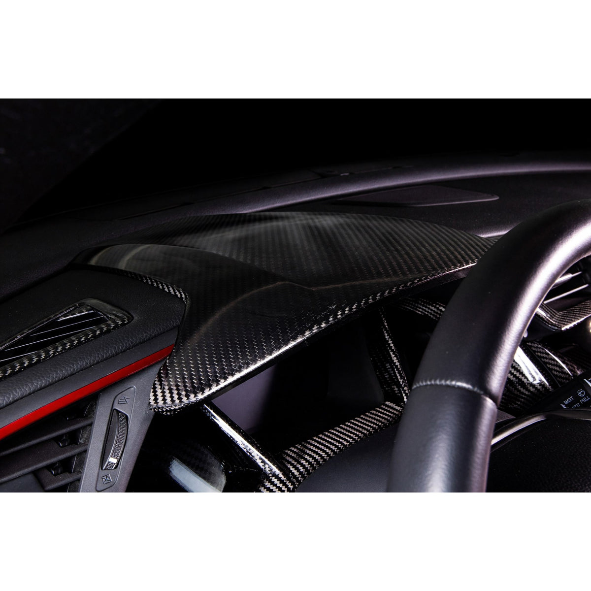 Revel Dry Carbon Dash Cover for 16-18 Civic