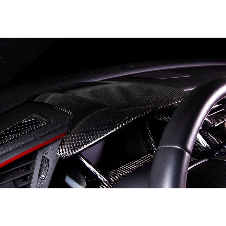 Revel Dry Carbon Dash Cover for 16-18 Civic