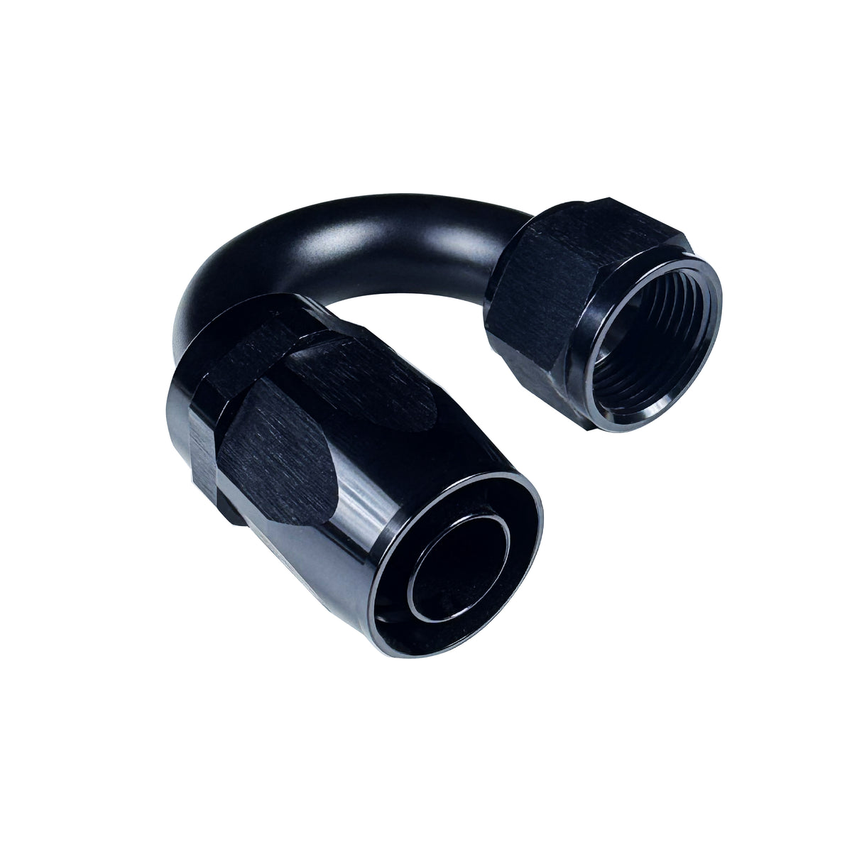 SpeedFactory -12AN Black Hose End Fitting, Straight or 180